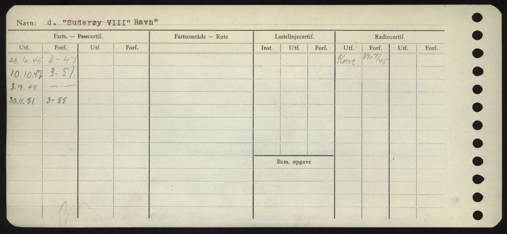 Sjøfartsdirektoratet med forløpere, Skipsmålingen, AV/RA-S-1627/H/Hd/L0030: Fartøy, Q-Riv, p. 272