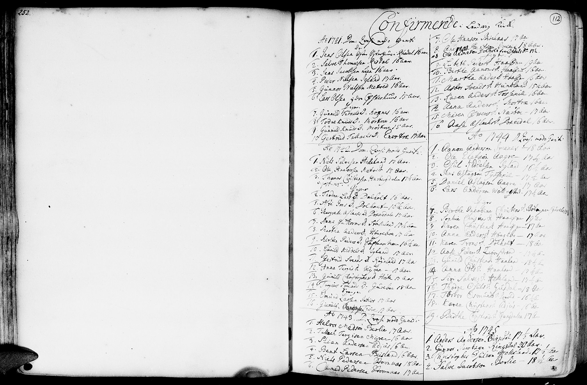 Hommedal sokneprestkontor, SAK/1111-0023/F/Fa/Fab/L0002: Parish register (official) no. A 2 /1, 1741-1848, p. 112