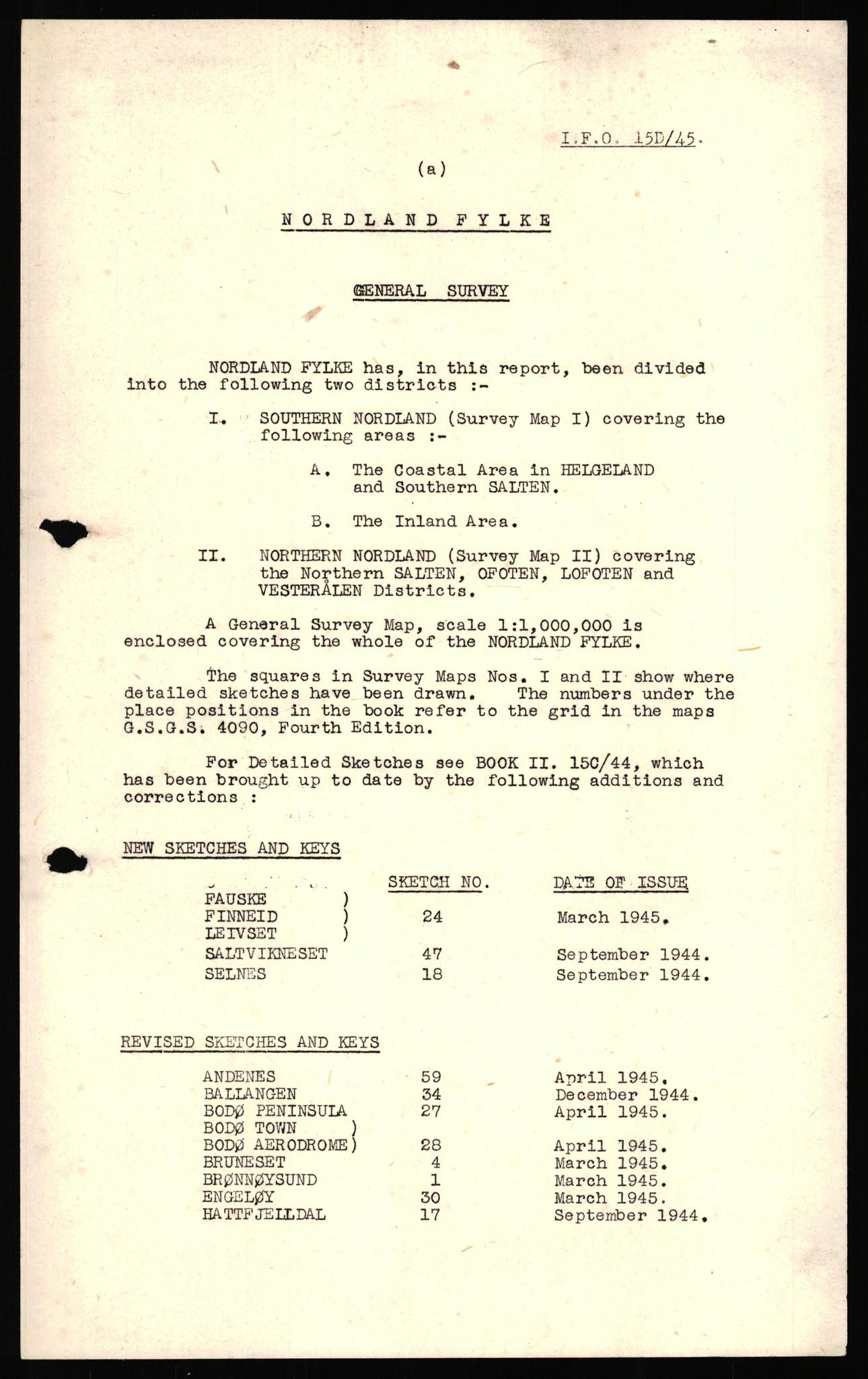 Forsvaret, Forsvarets overkommando II, RA/RAFA-3915/D/Dd/L0012: Nordland II, 1942-1944, p. 2