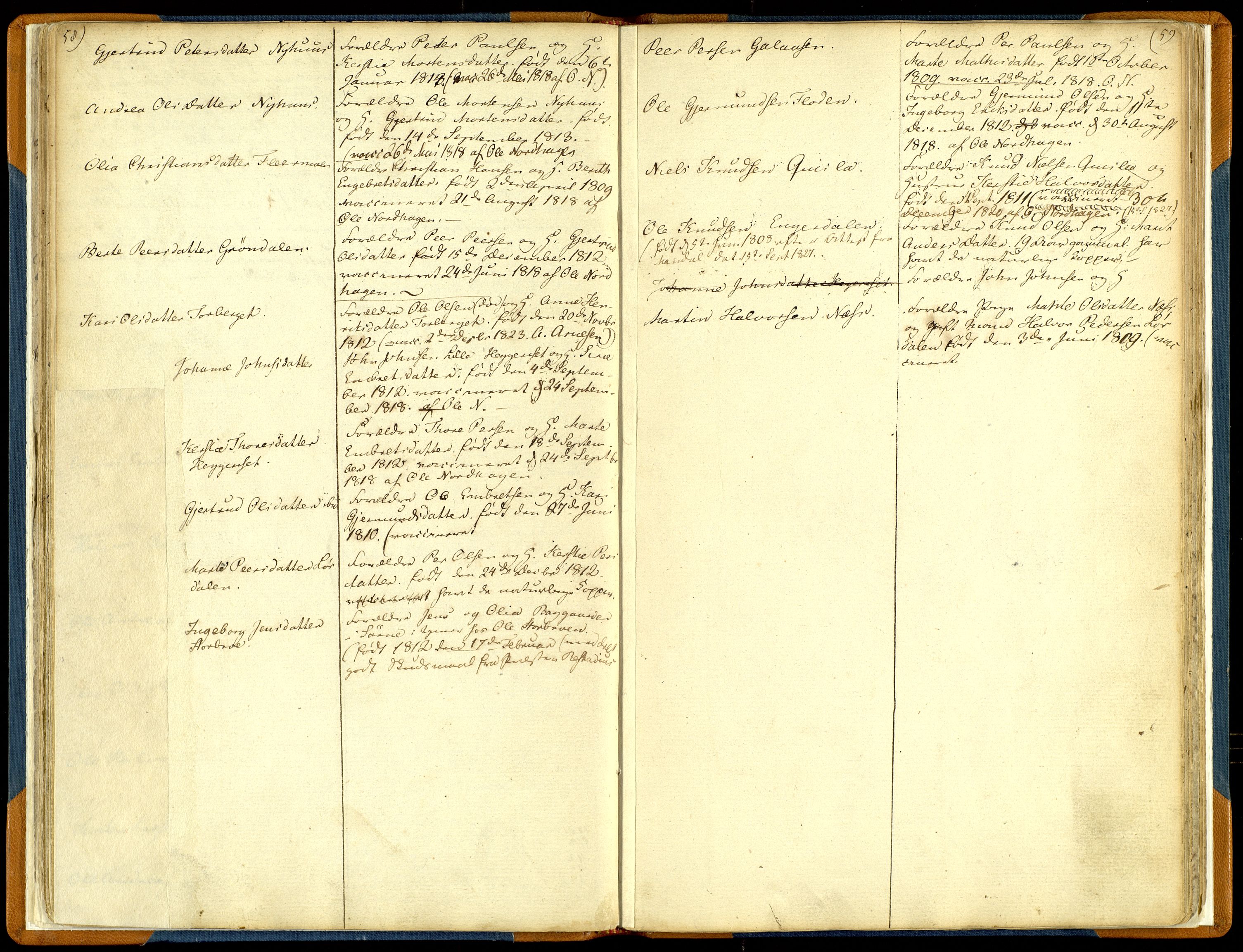Trysil prestekontor, SAH/PREST-046/H/Ha/Haa/L0001: Parish register (official) no. 1, 1781-1800, p. 58-59