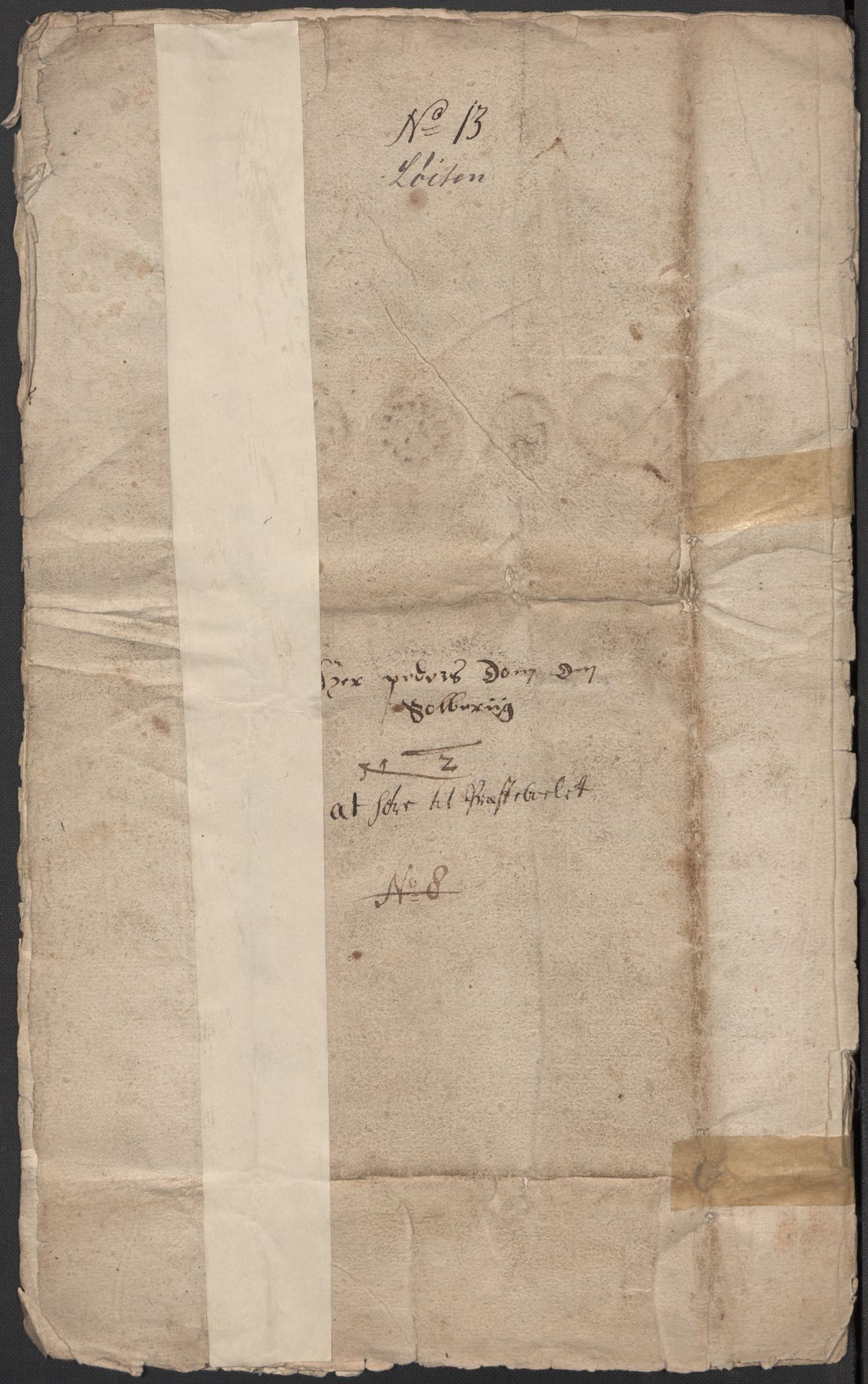 Riksarkivets diplomsamling, AV/RA-EA-5965/F15/L0011: Prestearkiv - Hedmark, 1575-1735, p. 46