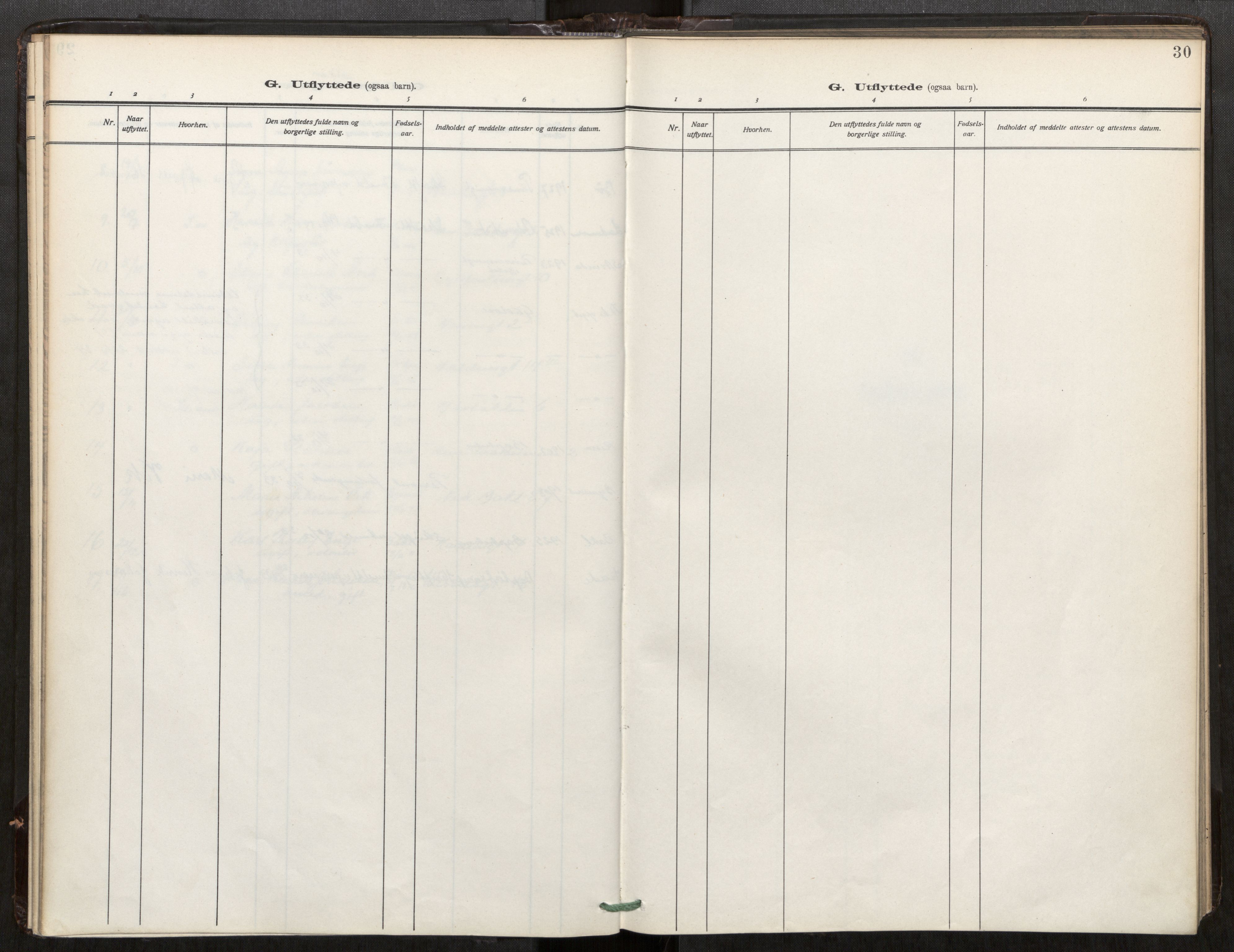 Bakklandet sokneprestkontor, AV/SAT-A-1127: Parish register (official) no. 604A32, 1912-1919, p. 30