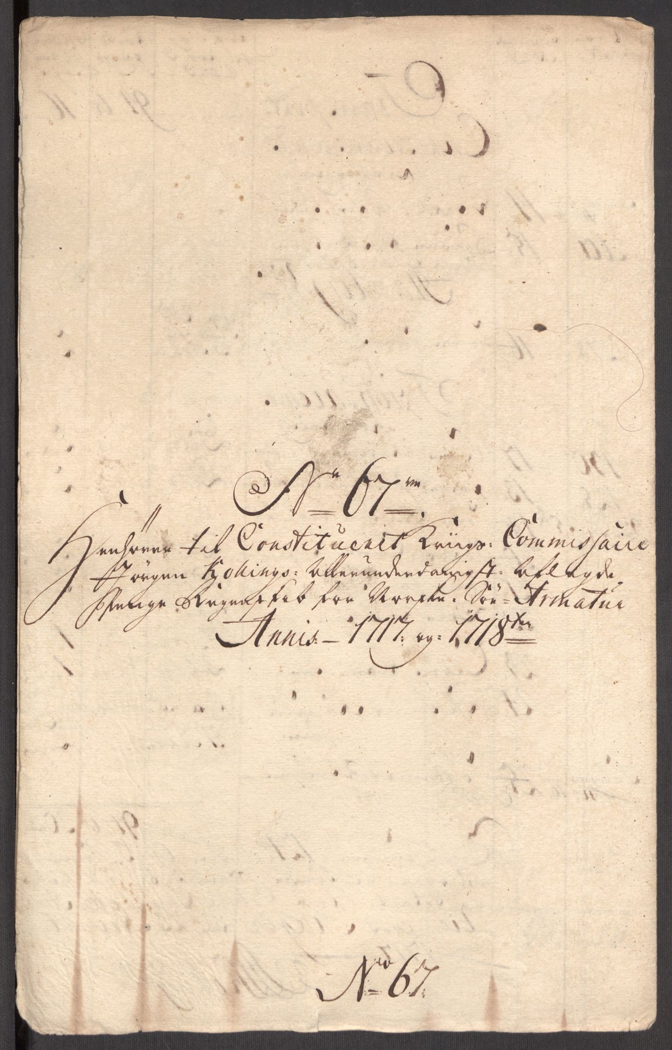 Kommanderende general (KG I) med Det norske krigsdirektorium, RA/EA-5419/E/Eb/L0001: Ruller over noen kompanier som tjenestegjorde på flåten, 1712-1721, p. 460