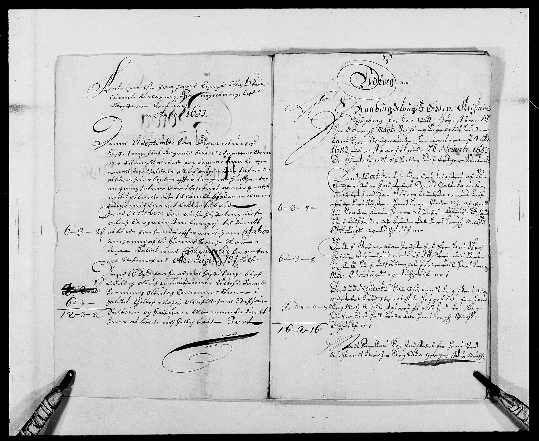 Rentekammeret inntil 1814, Reviderte regnskaper, Fogderegnskap, RA/EA-4092/R40/L2438: Fogderegnskap Råbyggelag, 1682-1683, p. 277