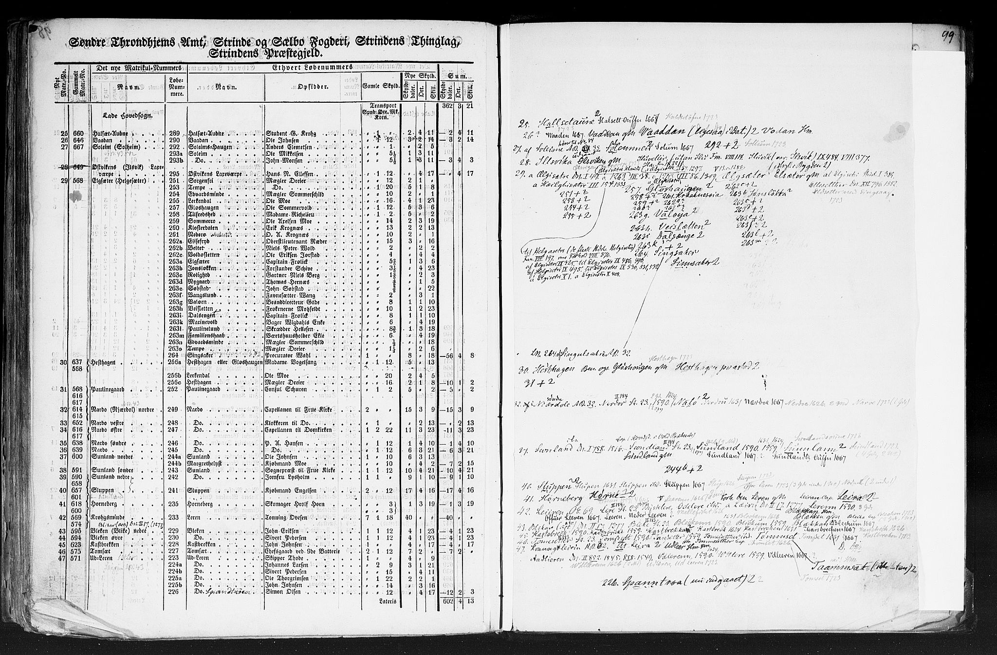 Rygh, AV/RA-PA-0034/F/Fb/L0014: Matrikkelen for 1838 - Søndre Trondhjems amt (Sør-Trøndelag fylke), 1838, p. 98b