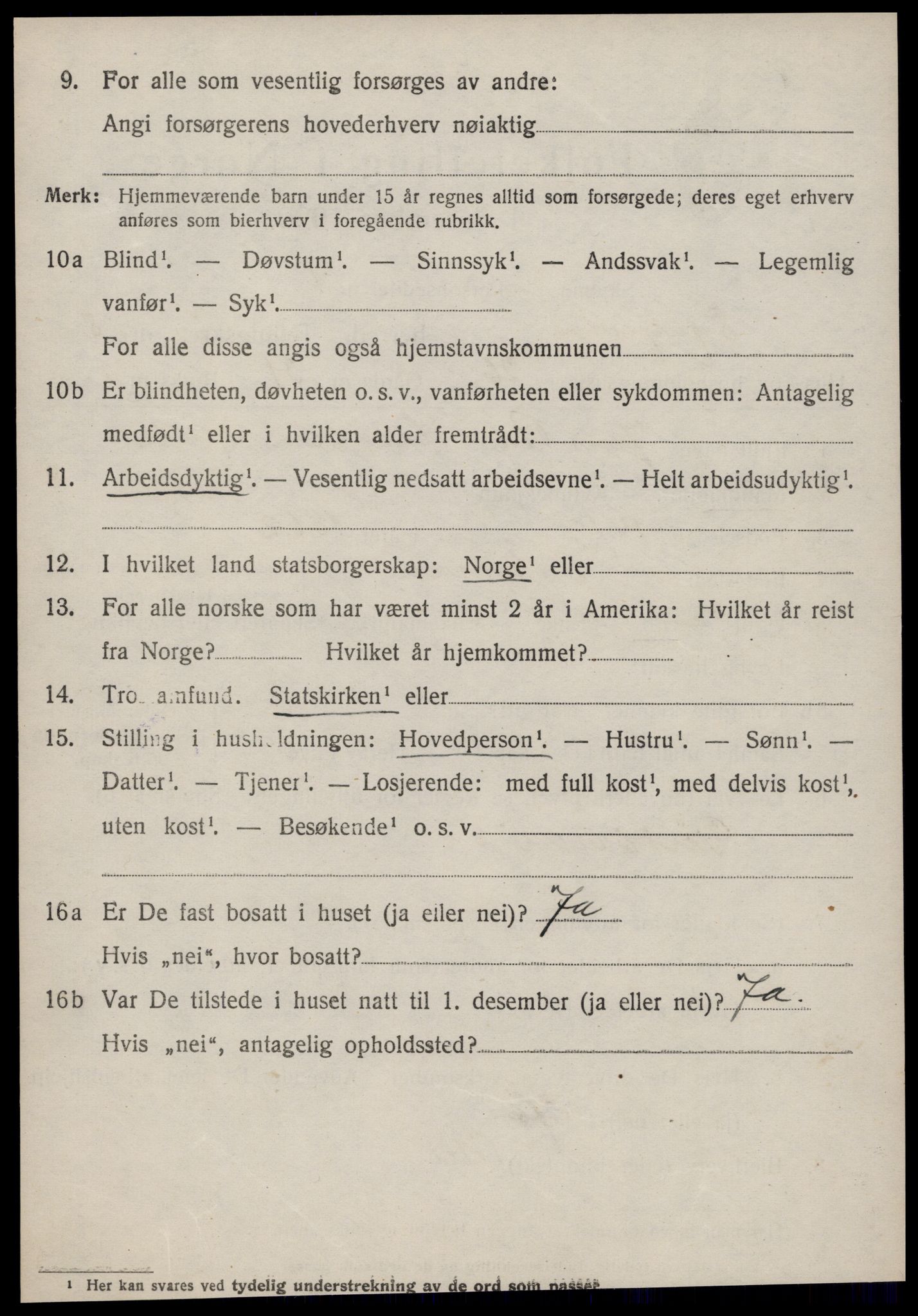 SAT, 1920 census for Sykkylven, 1920, p. 4630