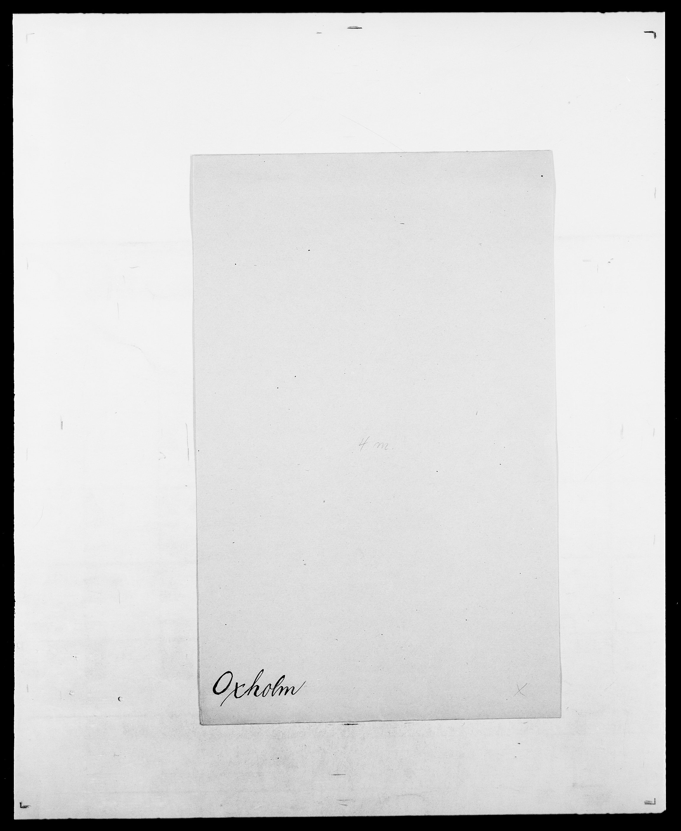 Delgobe, Charles Antoine - samling, SAO/PAO-0038/D/Da/L0029: Obel - Oxholm, p. 516