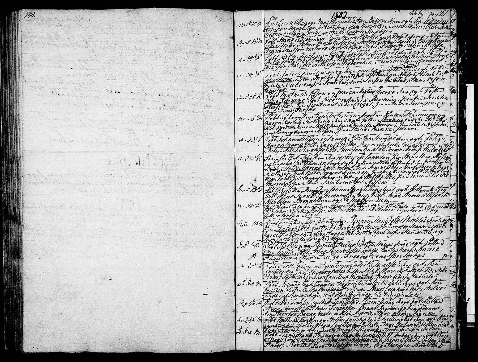 Våle kirkebøker, SAKO/A-334/F/Fa/L0005: Parish register (official) no. I 5, 1773-1808, p. 160-161