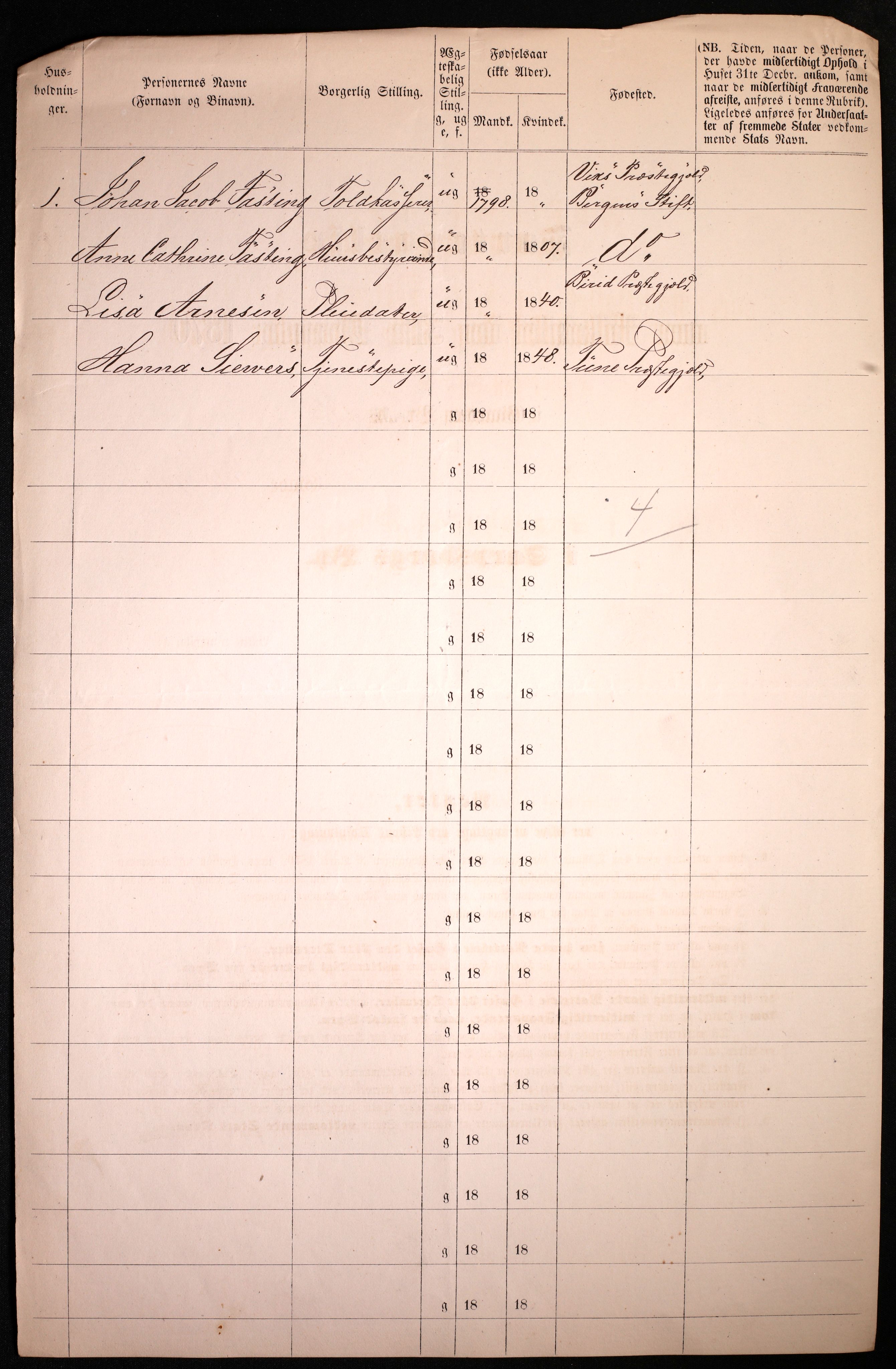 RA, 1870 census for 0102 Sarpsborg, 1870, p. 530