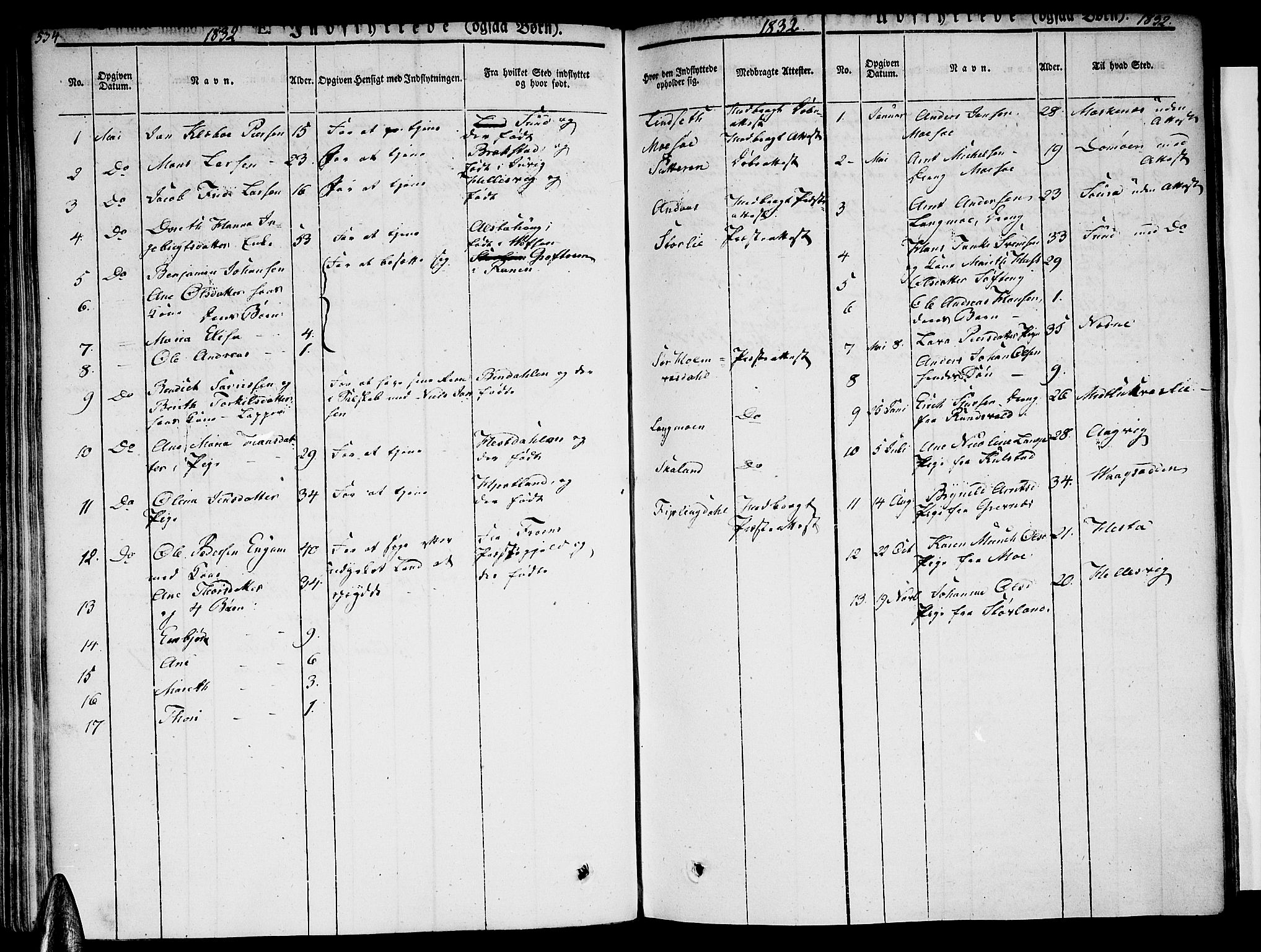 Ministerialprotokoller, klokkerbøker og fødselsregistre - Nordland, SAT/A-1459/820/L0290: Parish register (official) no. 820A11, 1826-1845, p. 534