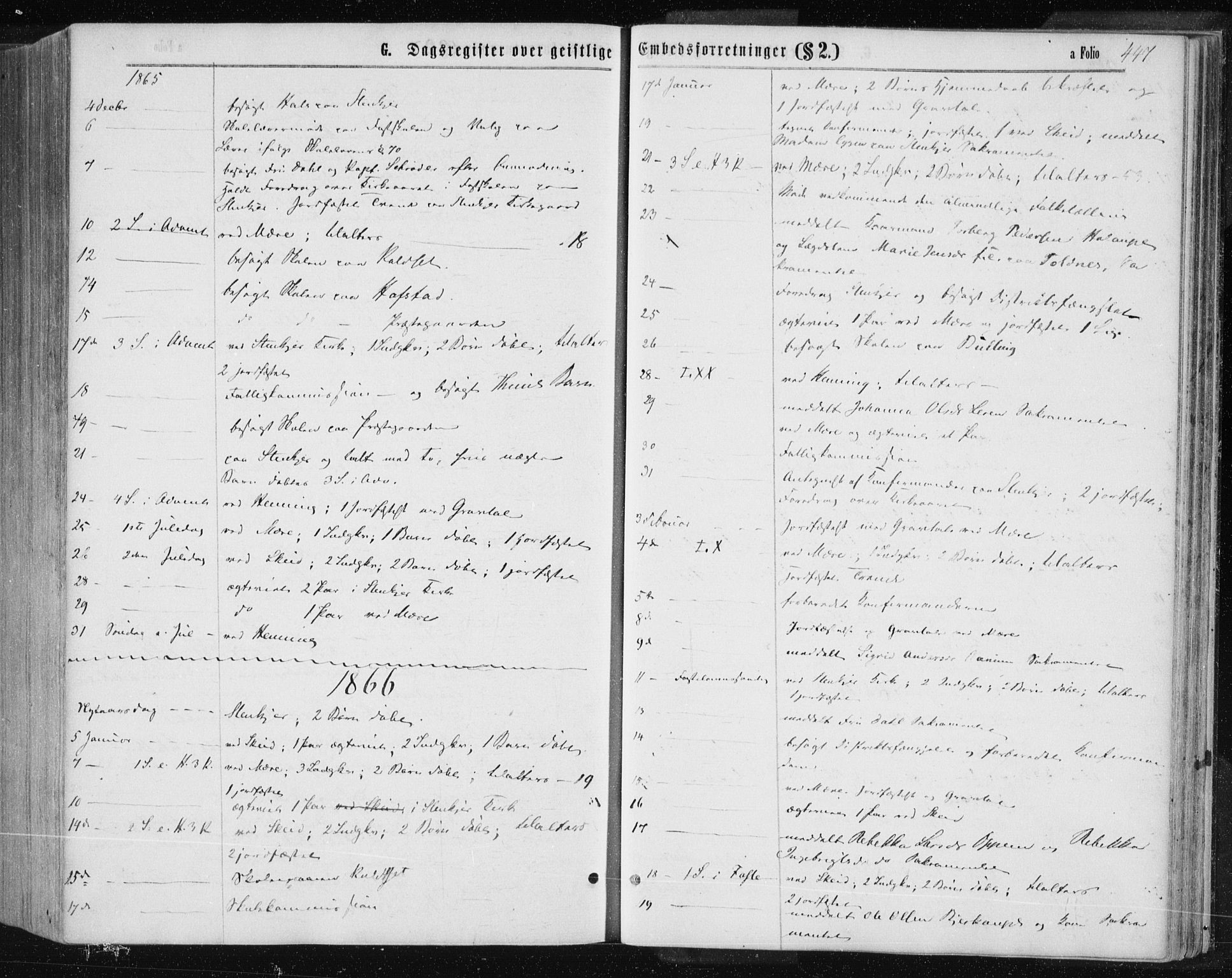 Ministerialprotokoller, klokkerbøker og fødselsregistre - Nord-Trøndelag, SAT/A-1458/735/L0345: Parish register (official) no. 735A08 /1, 1863-1872, p. 447