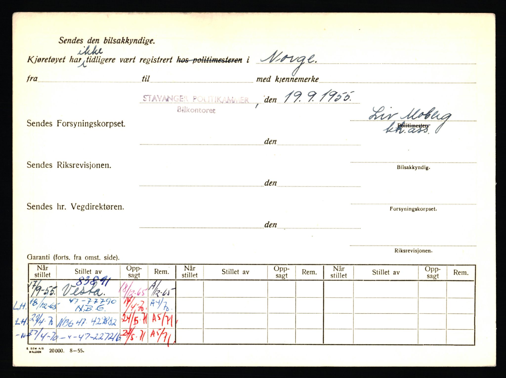 Stavanger trafikkstasjon, AV/SAST-A-101942/0/F/L0012: L-4200 - L-4699, 1930-1971, p. 876