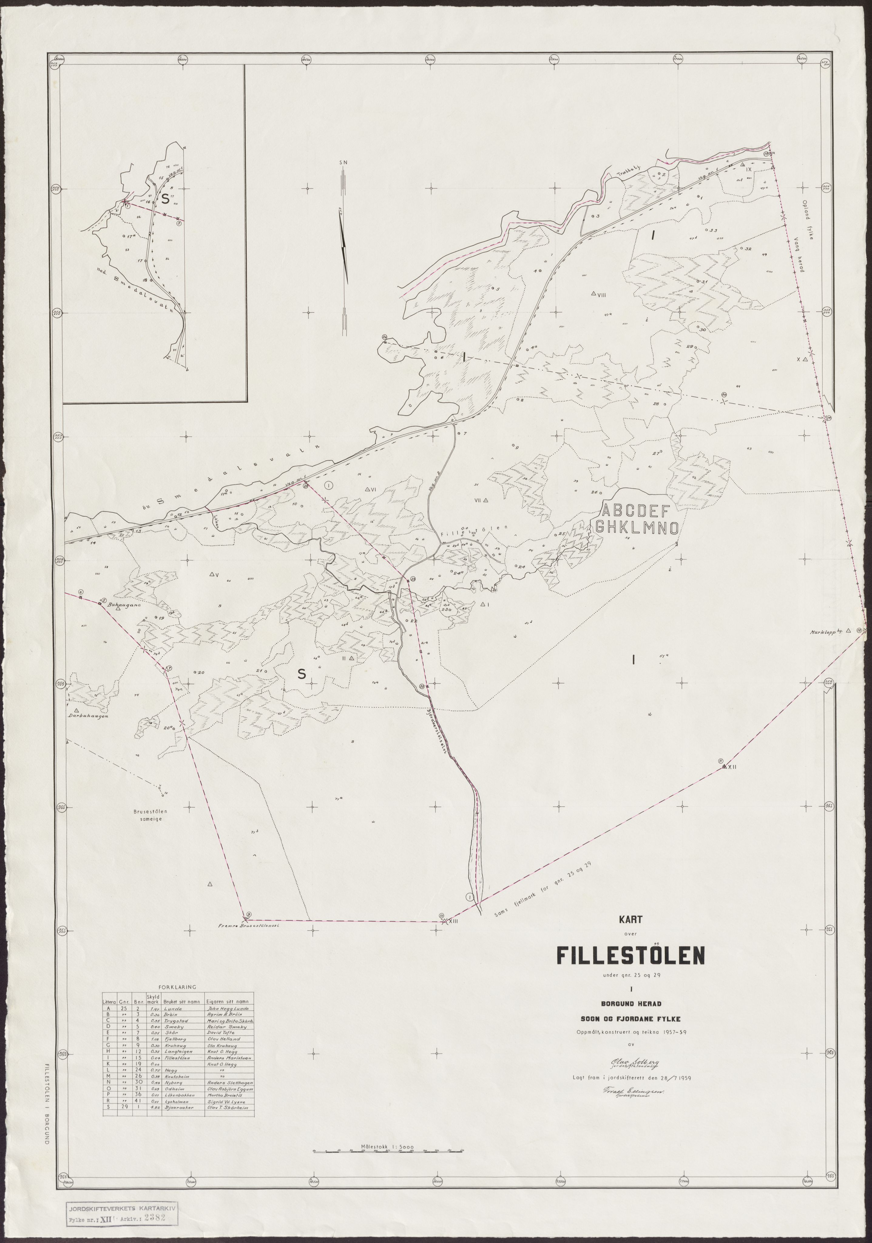 Jordskifteverkets kartarkiv, RA/S-3929/T, 1859-1988, p. 2914