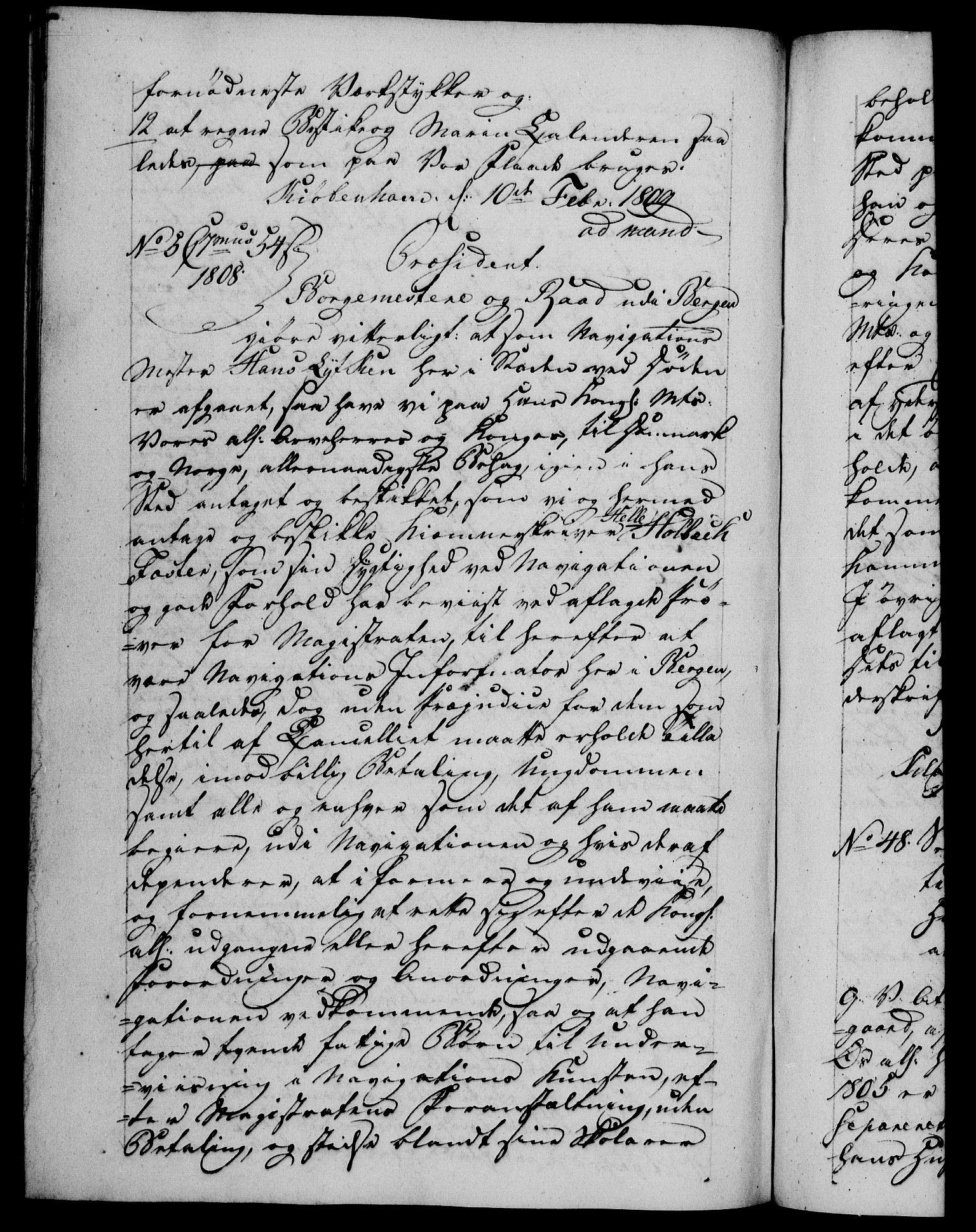 Danske Kanselli 1800-1814, RA/EA-3024/H/Hf/Hfb/Hfba/L0004: Registranter, 1808-1810, p. 133b