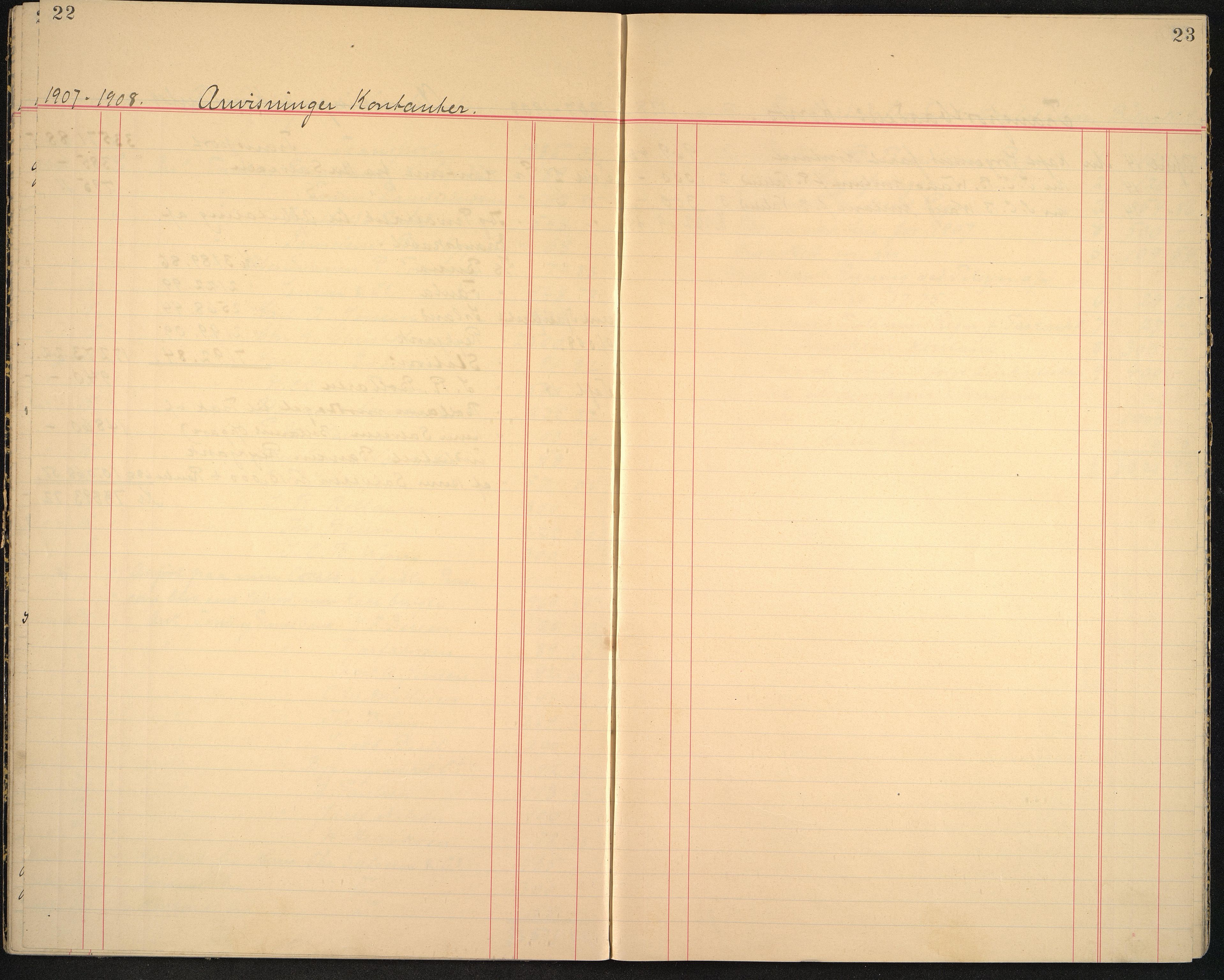 Bull, Marcus C. Hvalfangstbestyrer, VEMU/VFA-A-1013/R/Ra/L0003: Regnskap - Hellisfjord hvalstasjon, 1907-1909