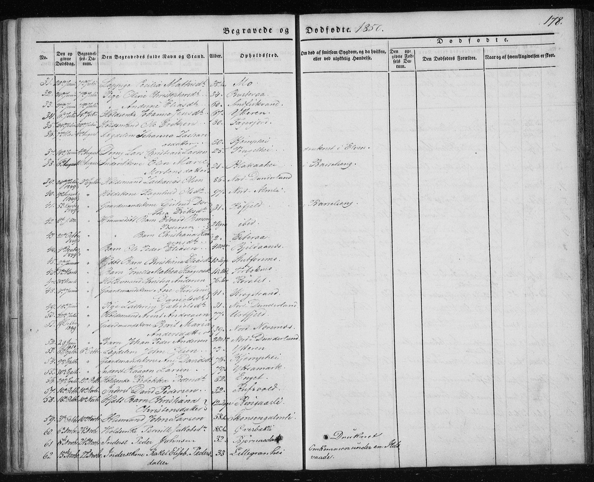 Ministerialprotokoller, klokkerbøker og fødselsregistre - Nordland, AV/SAT-A-1459/827/L0391: Parish register (official) no. 827A03, 1842-1852, p. 178