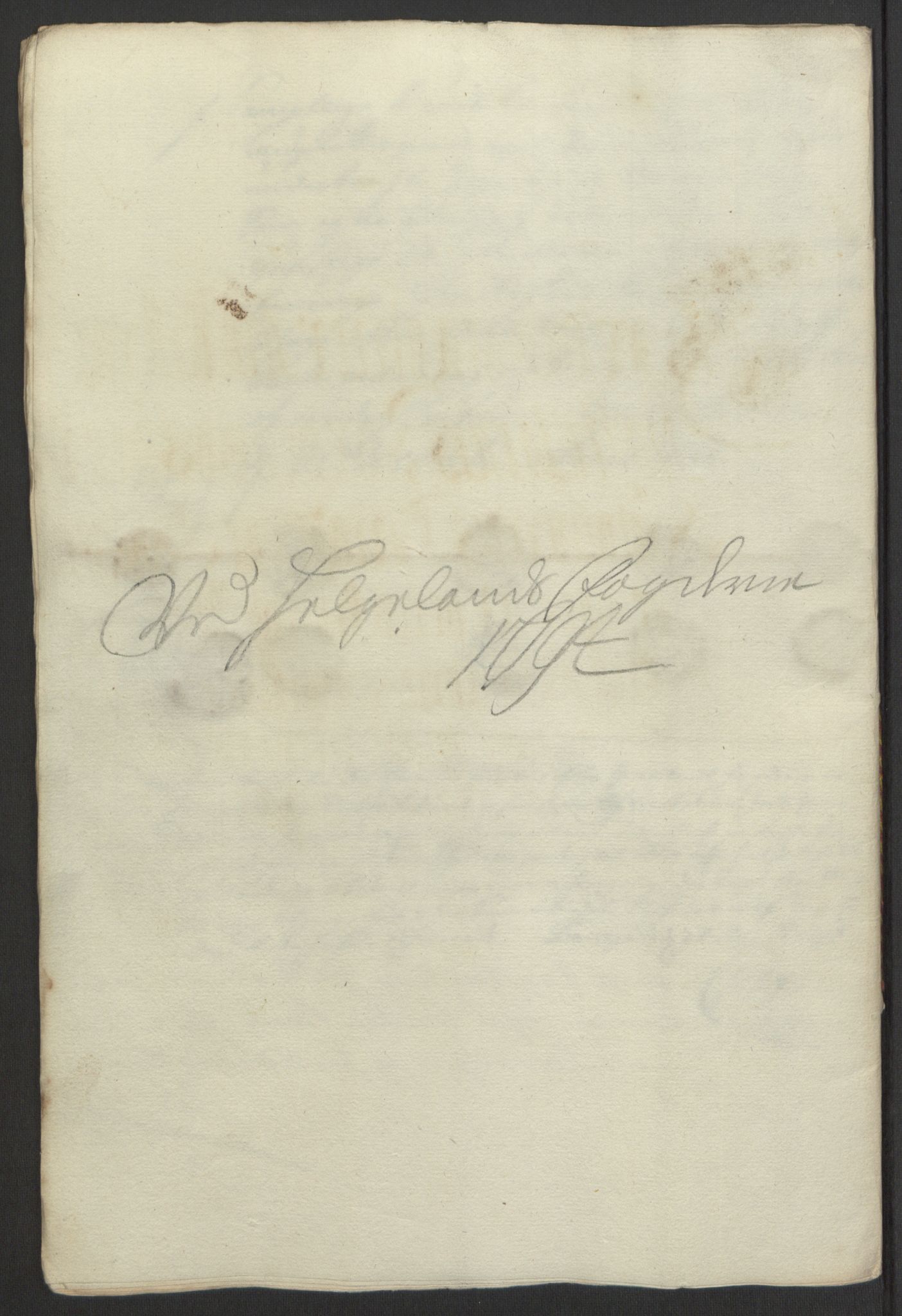 Rentekammeret inntil 1814, Reviderte regnskaper, Fogderegnskap, RA/EA-4092/R65/L4505: Fogderegnskap Helgeland, 1693-1696, p. 241