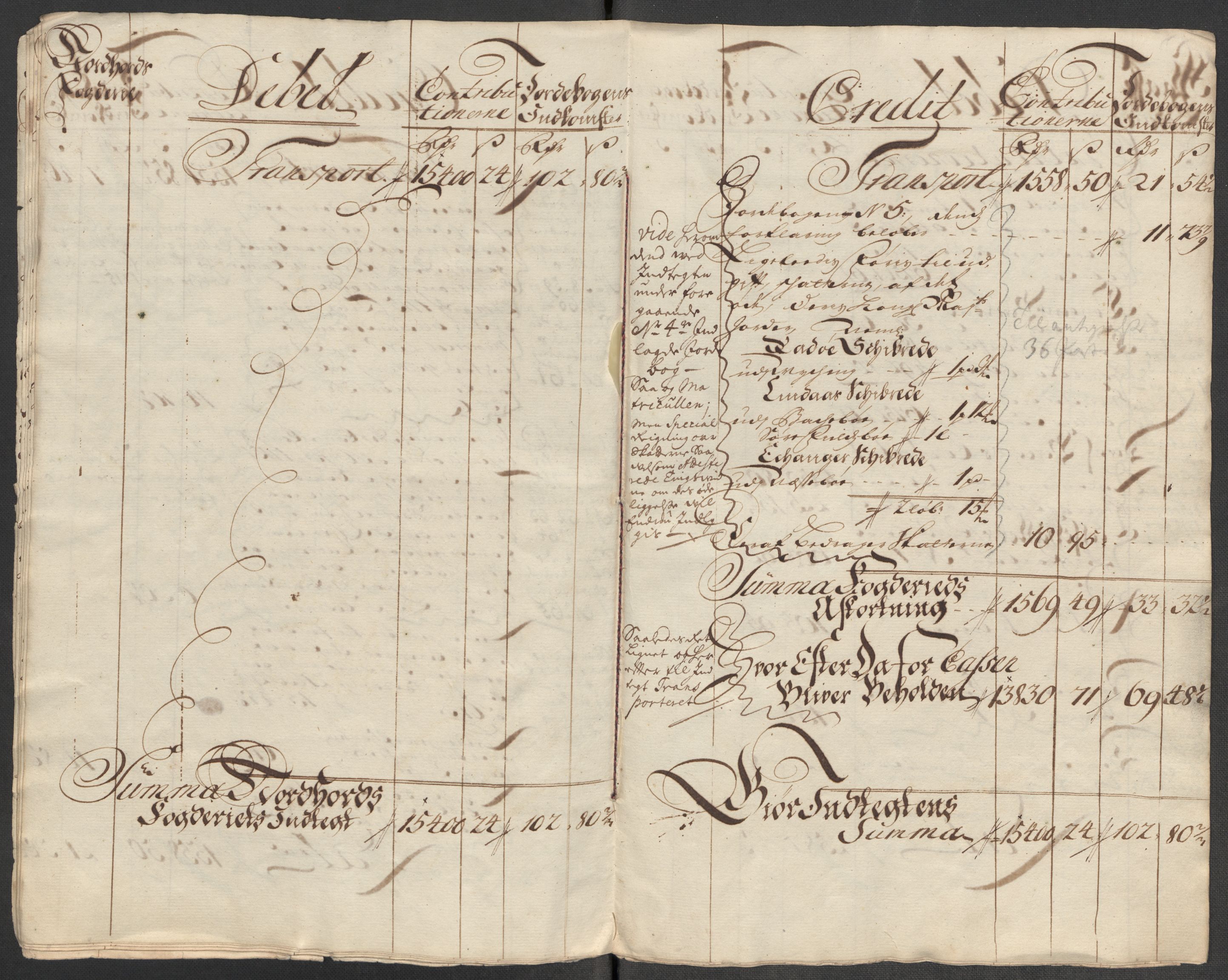 Rentekammeret inntil 1814, Reviderte regnskaper, Fogderegnskap, RA/EA-4092/R51/L3198: Fogderegnskap Nordhordland og Voss, 1715, p. 9