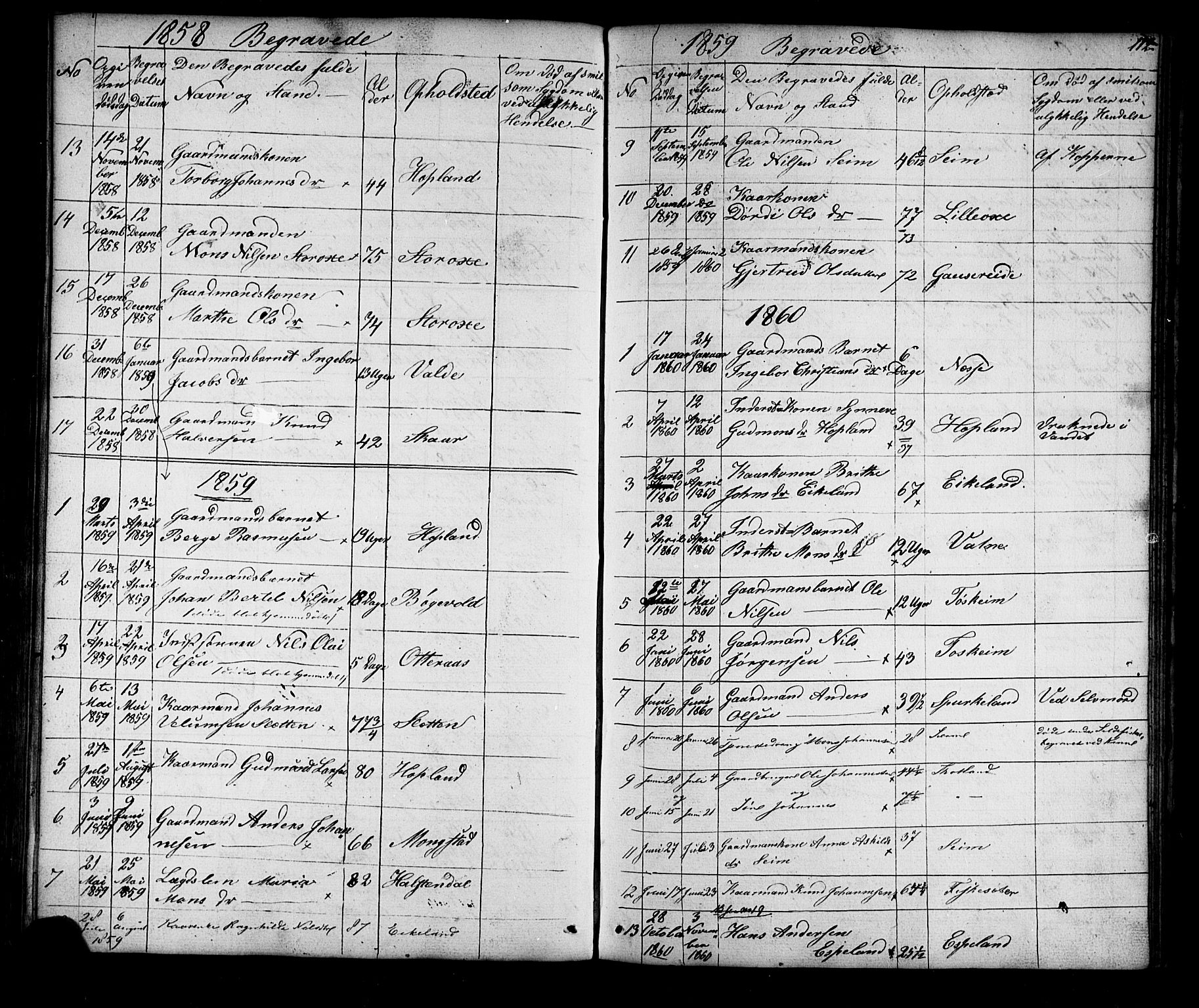 Alversund Sokneprestembete, SAB/A-73901/H/Ha/Hab: Parish register (copy) no. D 2, 1851-1889, p. 112