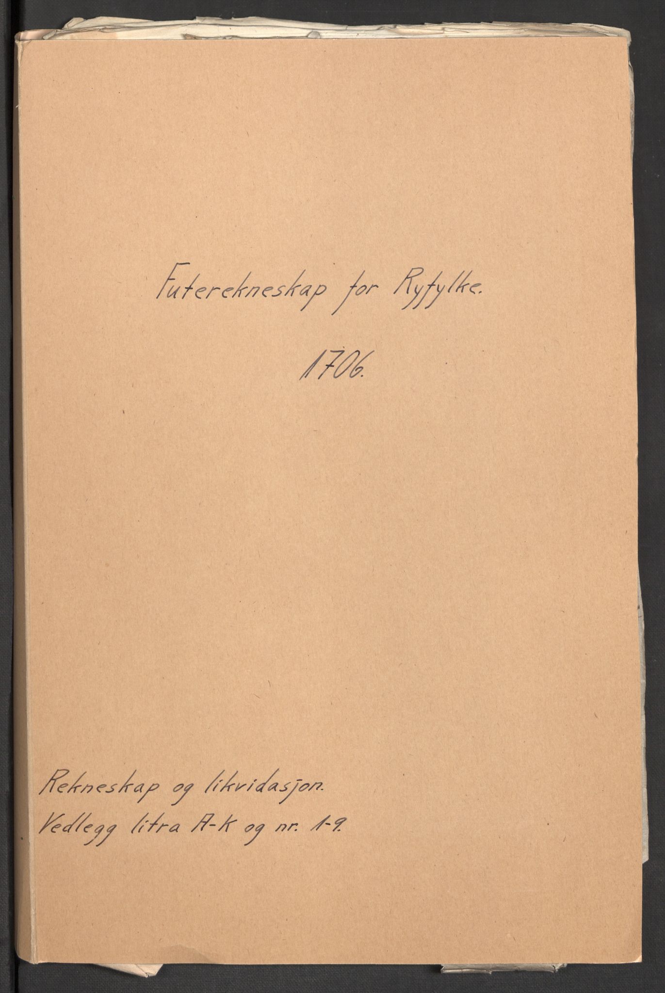 Rentekammeret inntil 1814, Reviderte regnskaper, Fogderegnskap, RA/EA-4092/R47/L2861: Fogderegnskap Ryfylke, 1706-1709, p. 2