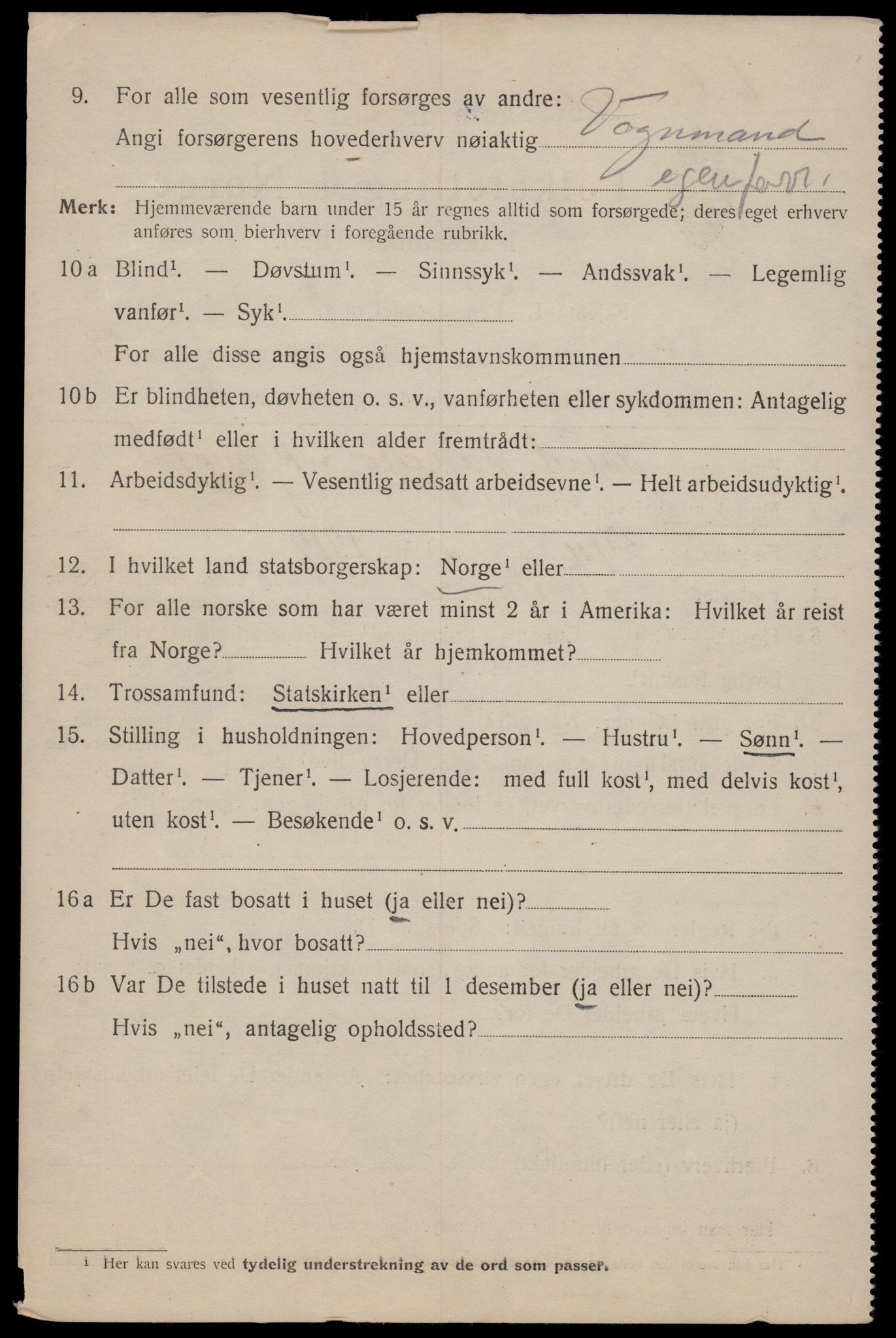 SAT, 1920 census for Trondheim, 1920, p. 67017