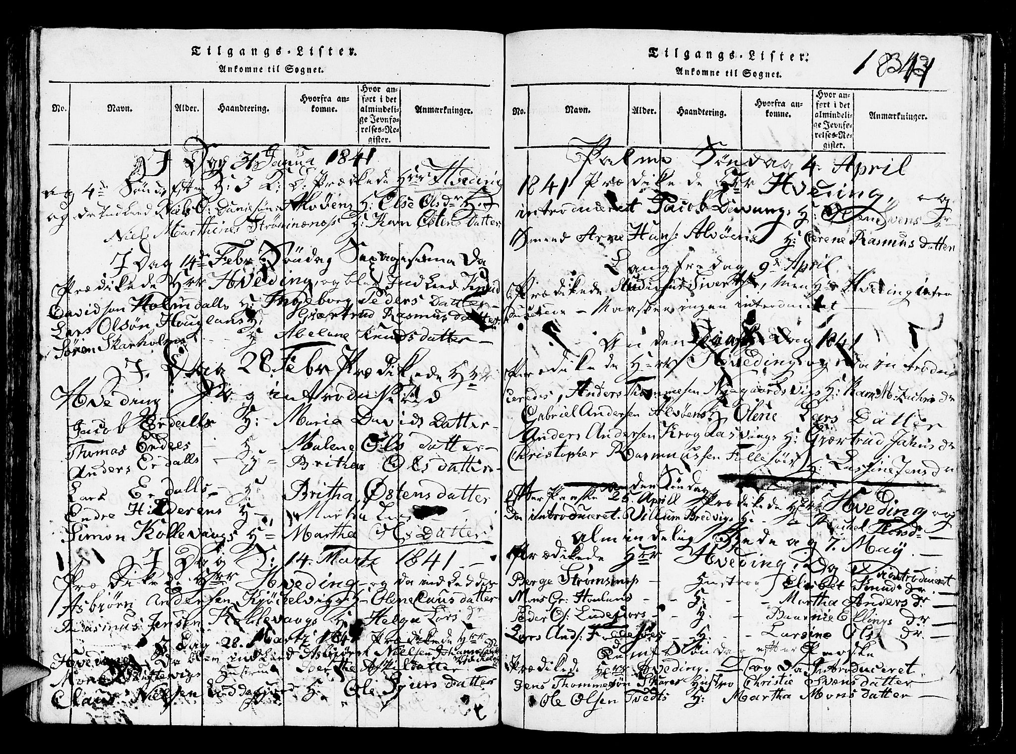 Askøy Sokneprestembete, SAB/A-74101/H/Ha/Hab/Haba/L0002: Parish register (copy) no. A 2, 1815-1846, p. 313