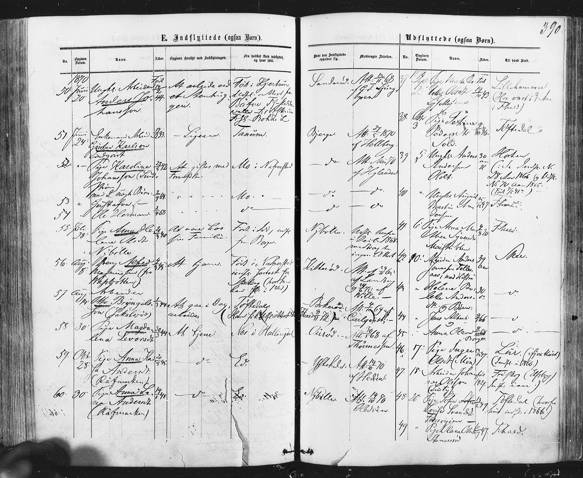 Idd prestekontor Kirkebøker, SAO/A-10911/F/Fc/L0005: Parish register (official) no. III 5, 1861-1877, p. 390