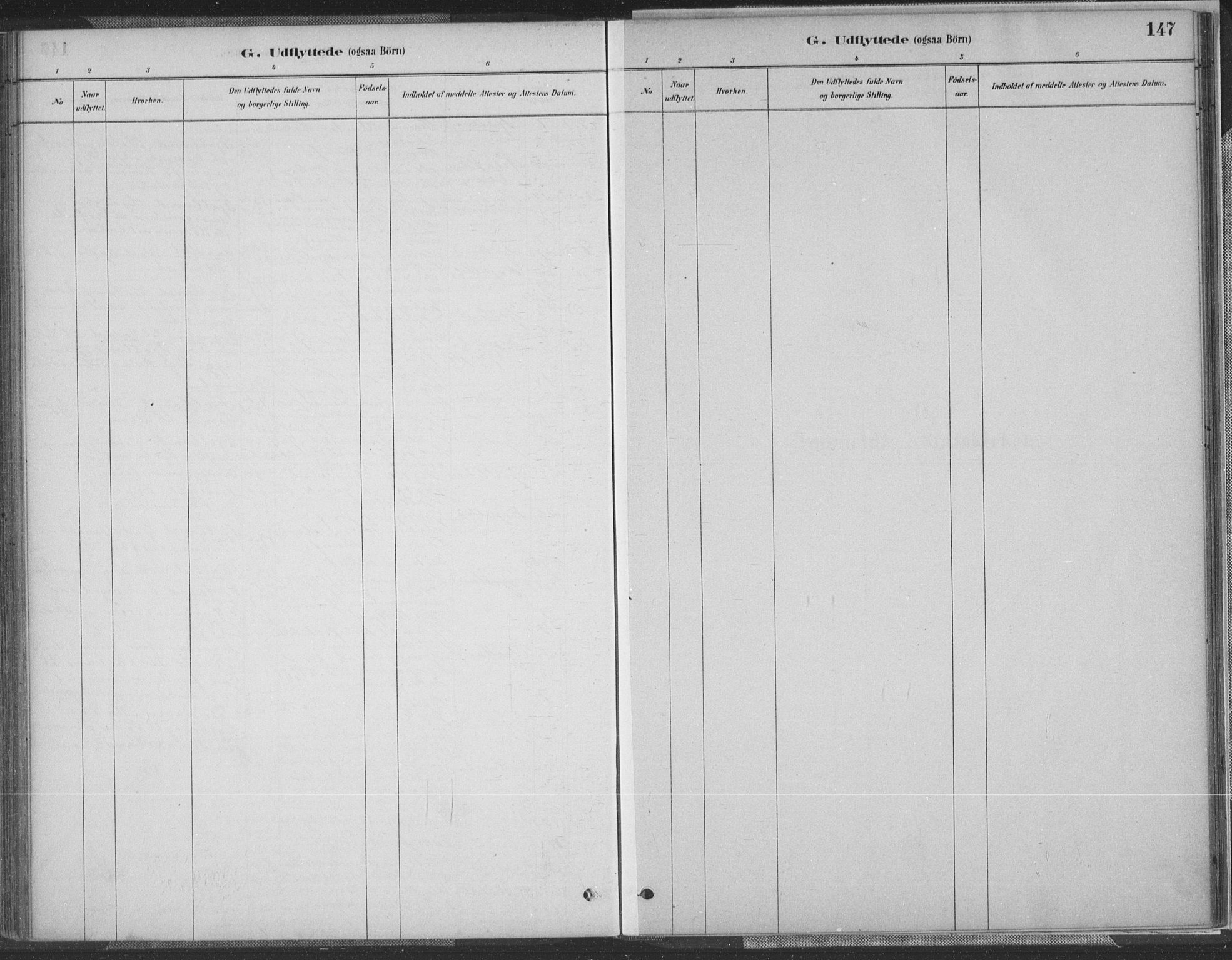 Fjotland sokneprestkontor, SAK/1111-0010/F/Fa/L0002: Parish register (official) no. A 2, 1880-1898, p. 147