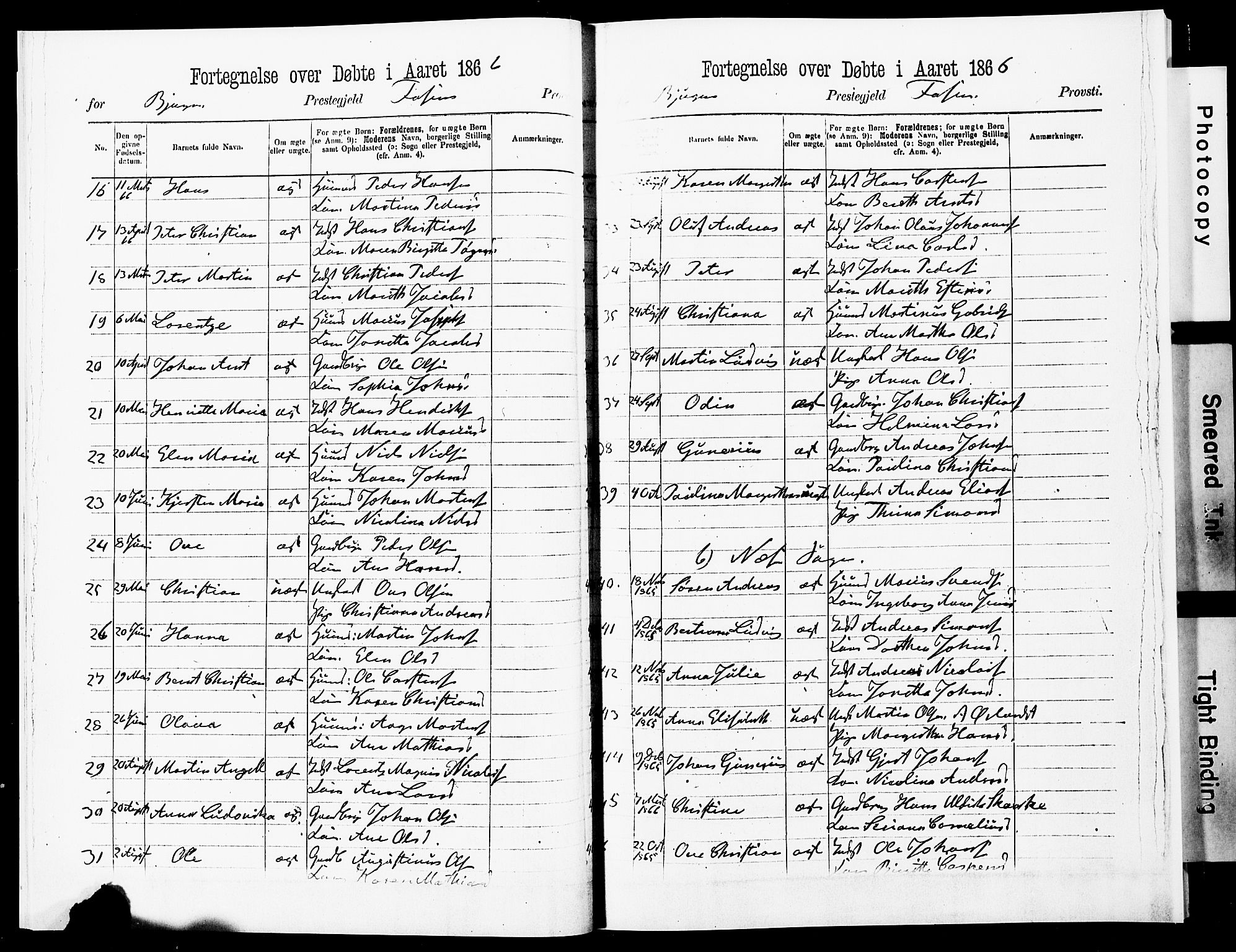 Ministerialprotokoller, klokkerbøker og fødselsregistre - Sør-Trøndelag, AV/SAT-A-1456/651/L0642: Parish register (official) no. 651A01, 1866-1872