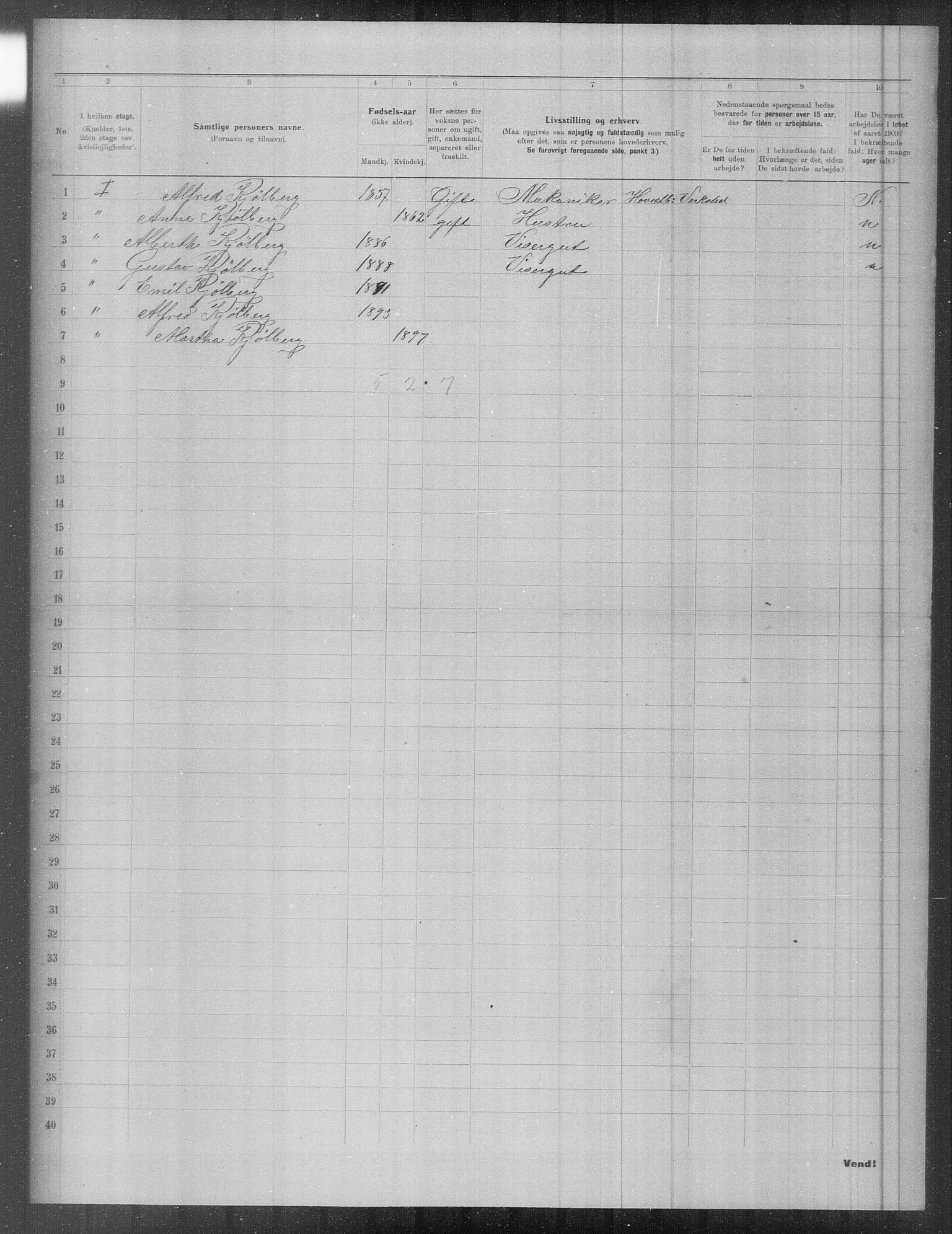 OBA, Municipal Census 1903 for Kristiania, 1903, p. 4746