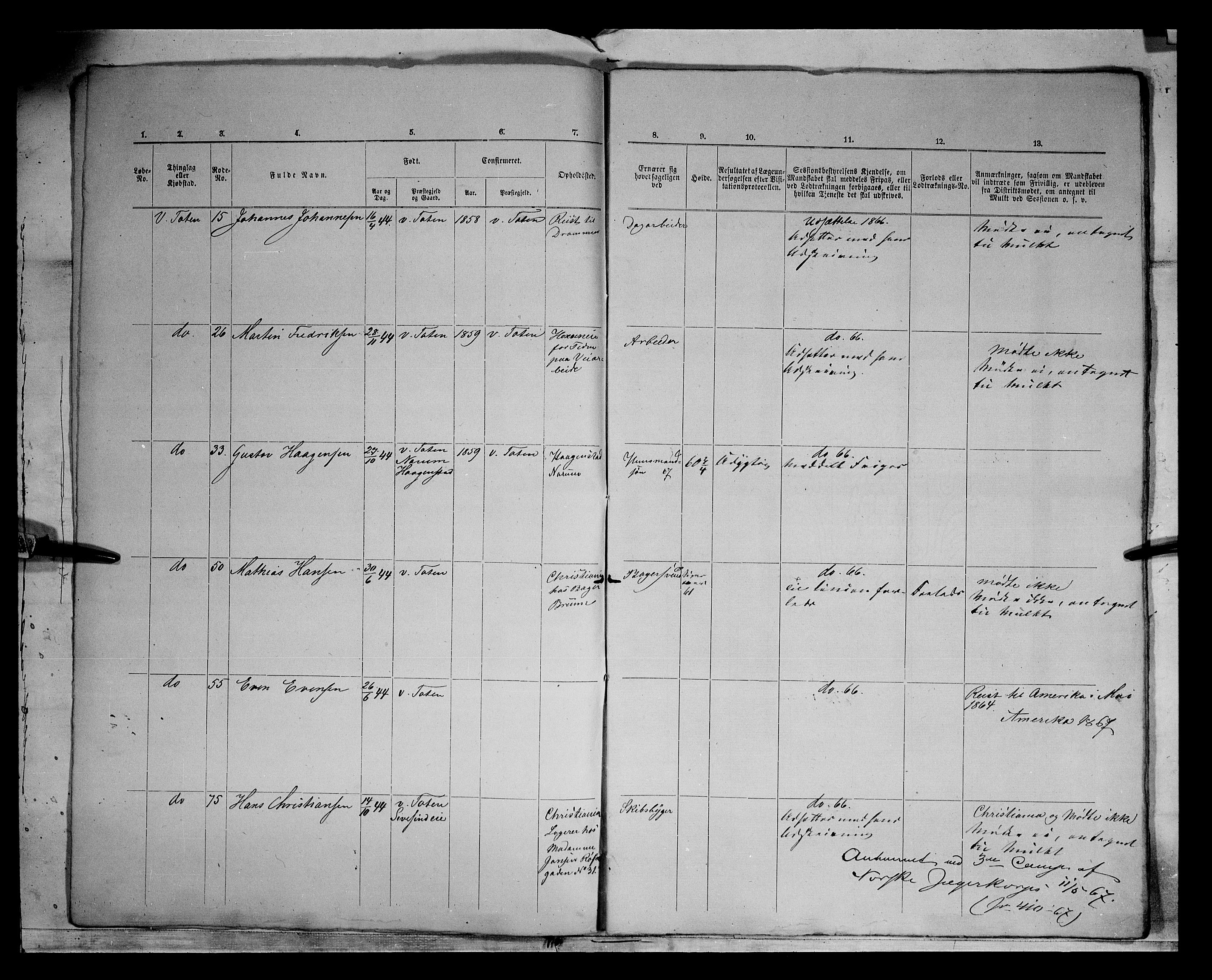 Fylkesmannen i Oppland, AV/SAH-FYO-002/1/K/Kg/L1167: Søndre og Nordre Land, Vestre Toten, 1860-1879, p. 7774