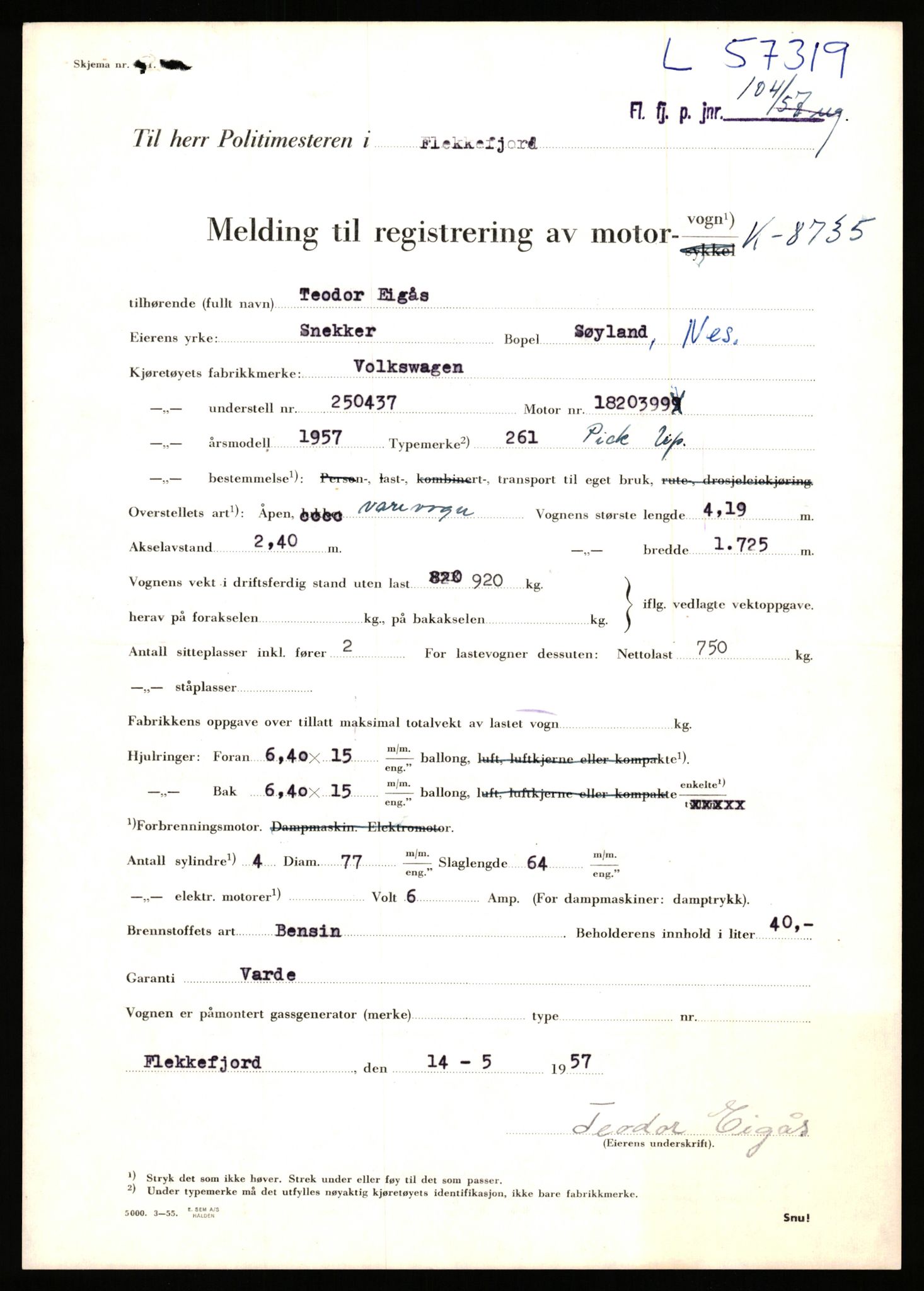 Stavanger trafikkstasjon, AV/SAST-A-101942/0/F/L0057: L-57200 - L-57999, 1930-1971, p. 449