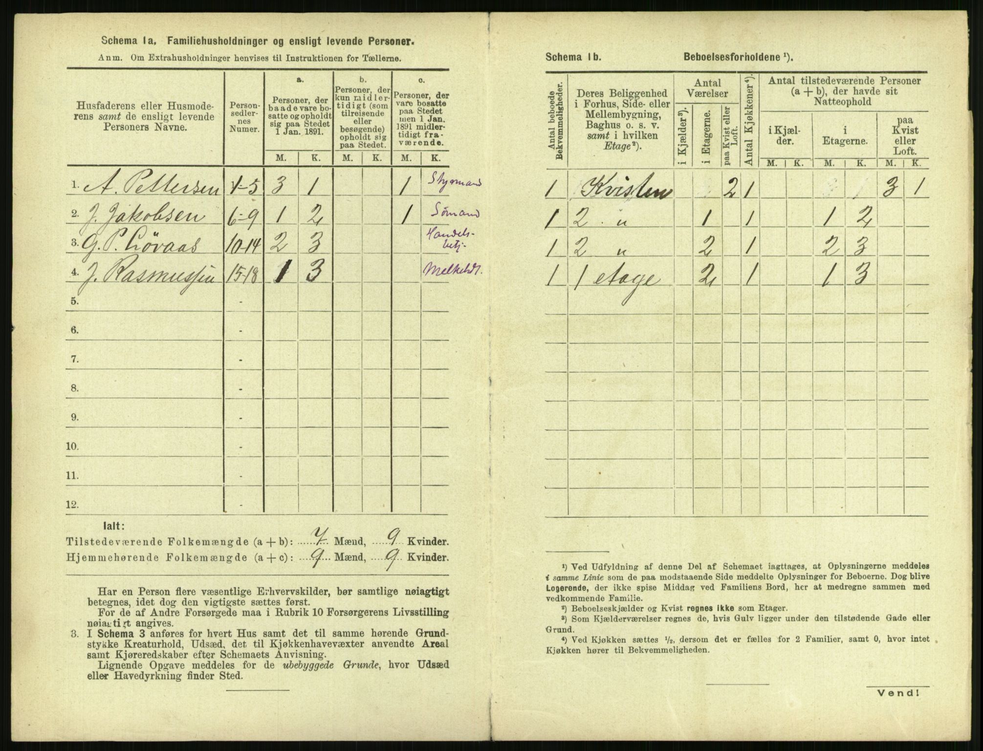 RA, 1891 census for 1103 Stavanger, 1891, p. 1296