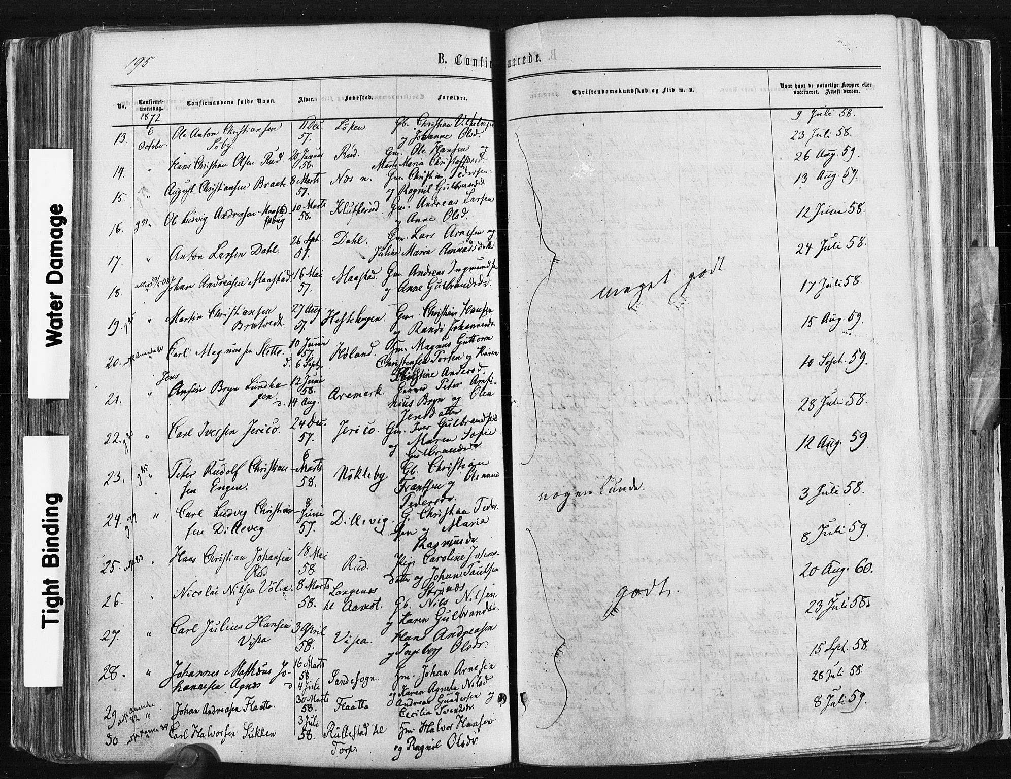 Trøgstad prestekontor Kirkebøker, SAO/A-10925/F/Fa/L0009: Parish register (official) no. I 9, 1865-1877, p. 195
