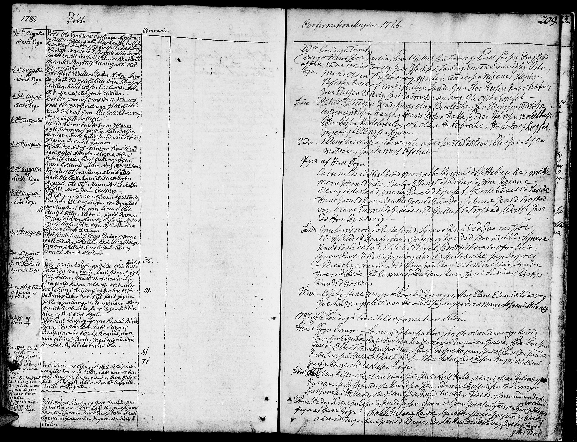 Ministerialprotokoller, klokkerbøker og fødselsregistre - Møre og Romsdal, SAT/A-1454/507/L0067: Parish register (official) no. 507A02, 1767-1788, p. 209
