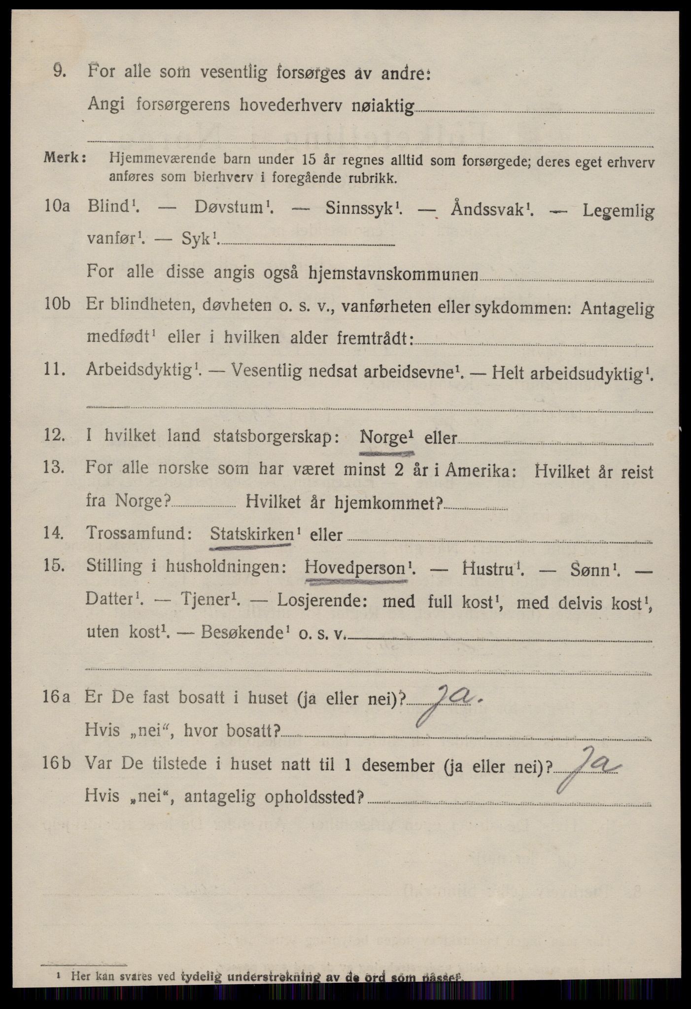 SAT, 1920 census for Ørsta, 1920, p. 4311