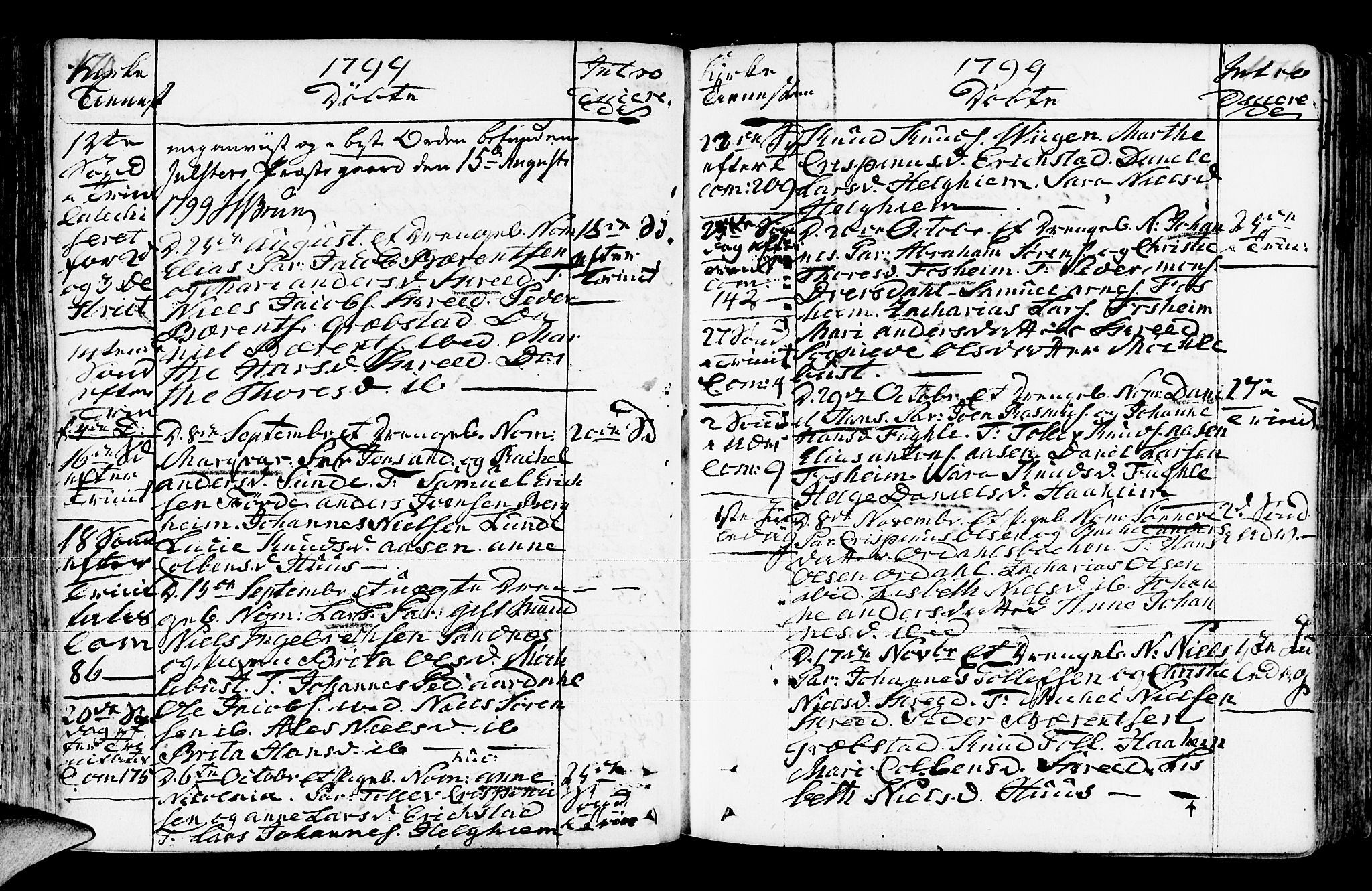 Jølster sokneprestembete, AV/SAB-A-80701/H/Haa/Haaa/L0006: Parish register (official) no. A 6, 1790-1821, p. 170-171