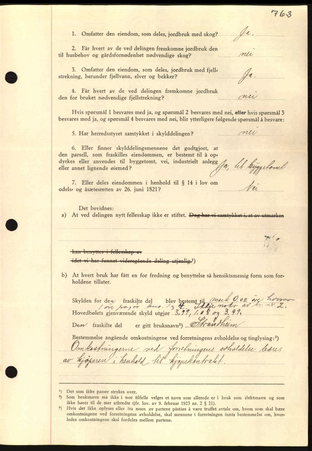 Nordmøre sorenskriveri, AV/SAT-A-4132/1/2/2Ca: Mortgage book no. A93, 1942-1942, Diary no: : 2440/1942