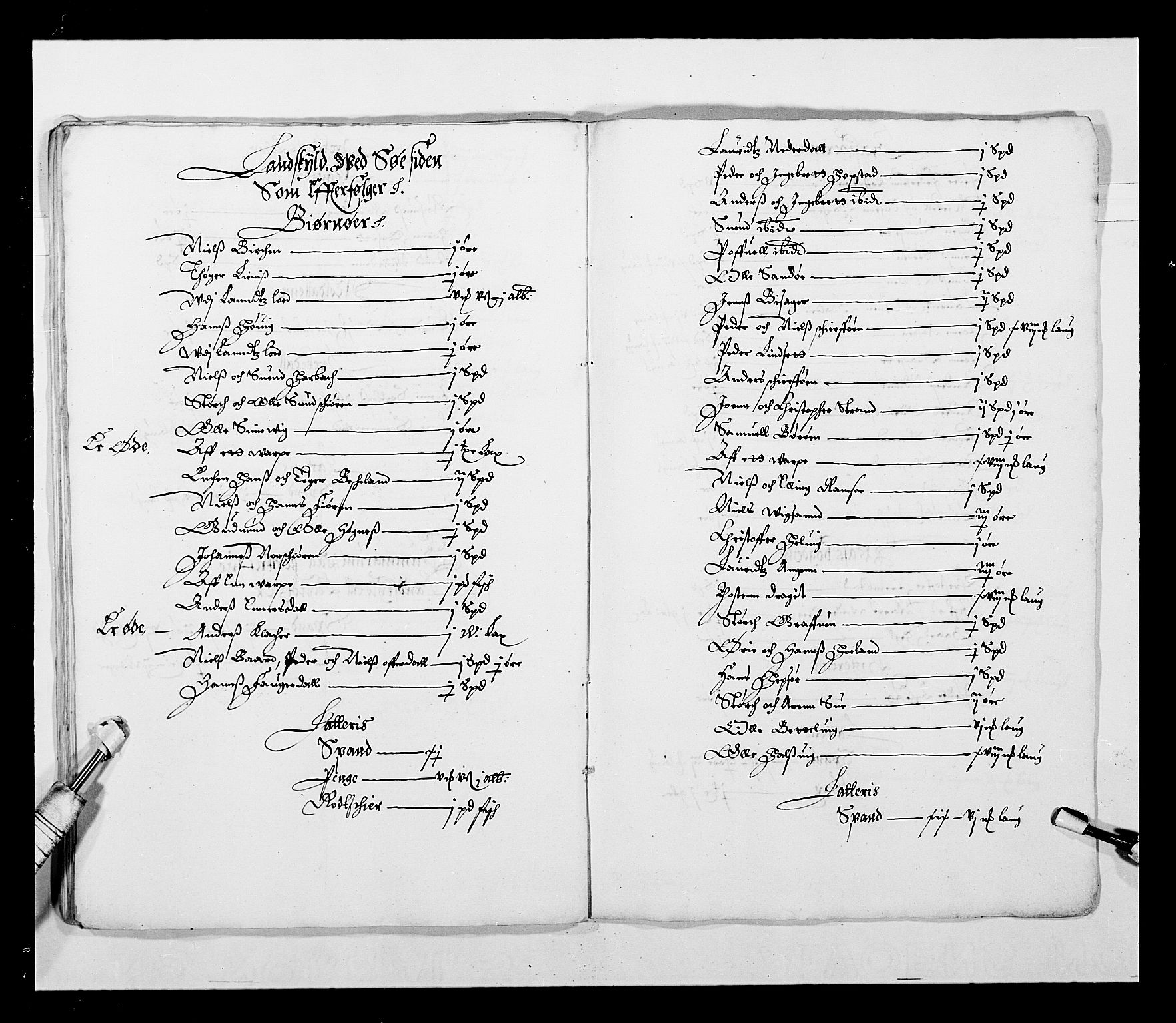 Stattholderembetet 1572-1771, AV/RA-EA-2870/Ek/L0027/0002: Jordebøker 1633-1658: / Tre jordebøker fra Trondheim len, 1644-1645, p. 28