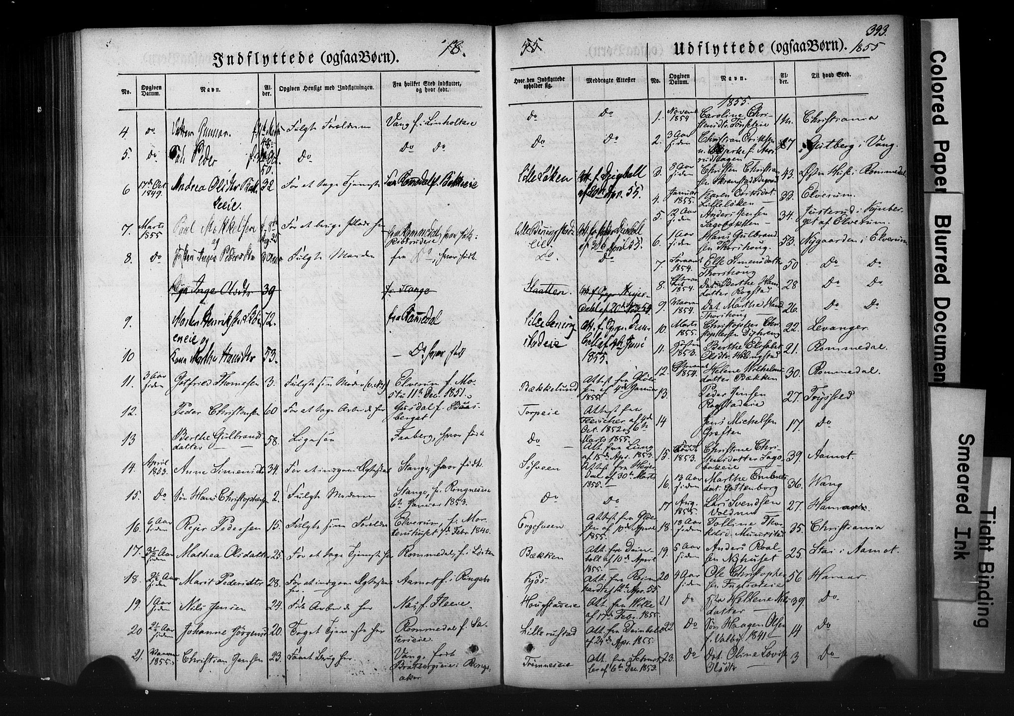 Løten prestekontor, AV/SAH-PREST-022/K/Ka/L0007: Parish register (official) no. 7, 1850-1859, p. 393