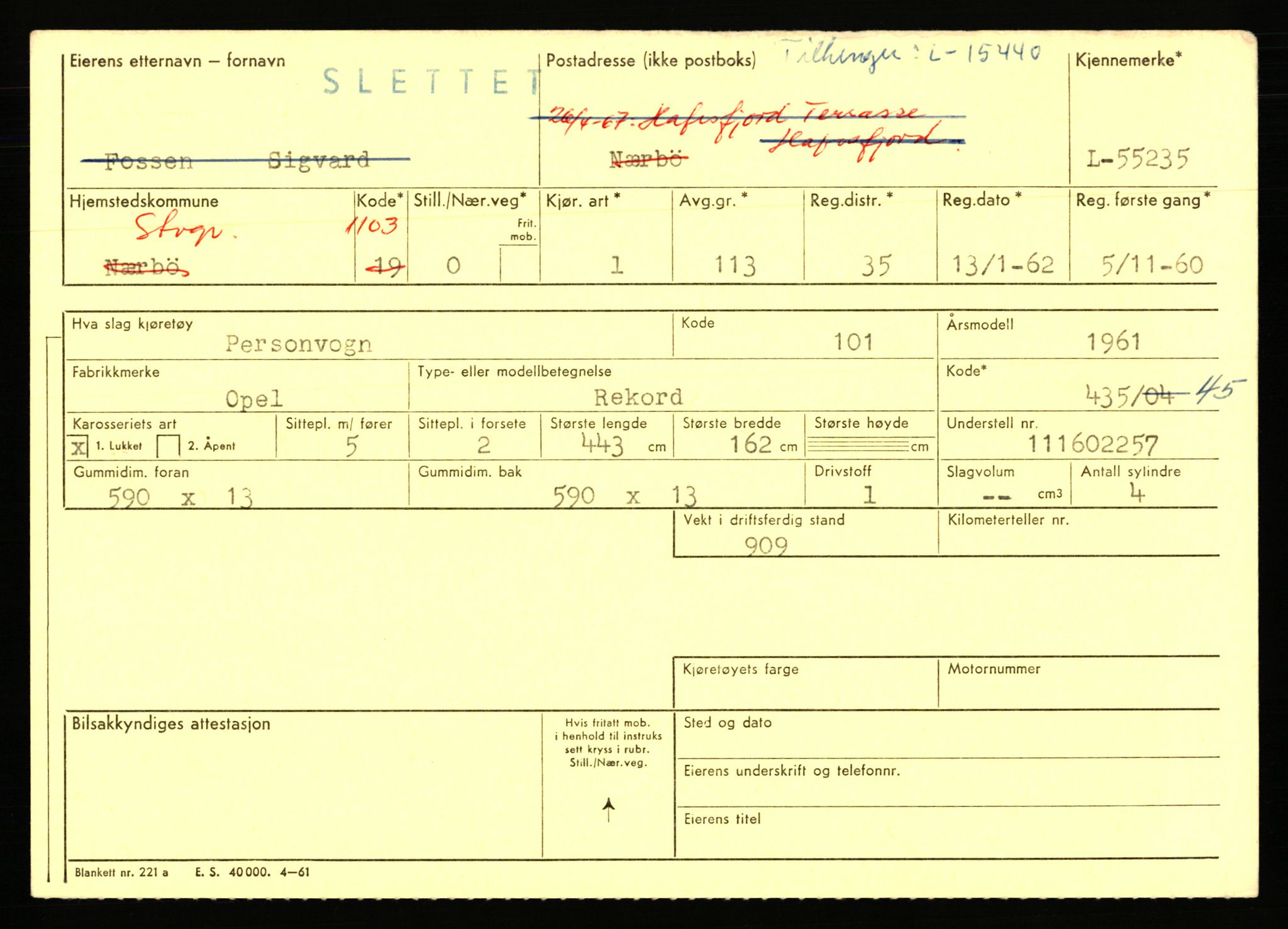 Stavanger trafikkstasjon, AV/SAST-A-101942/0/F/L0054: L-54200 - L-55699, 1930-1971, p. 2107