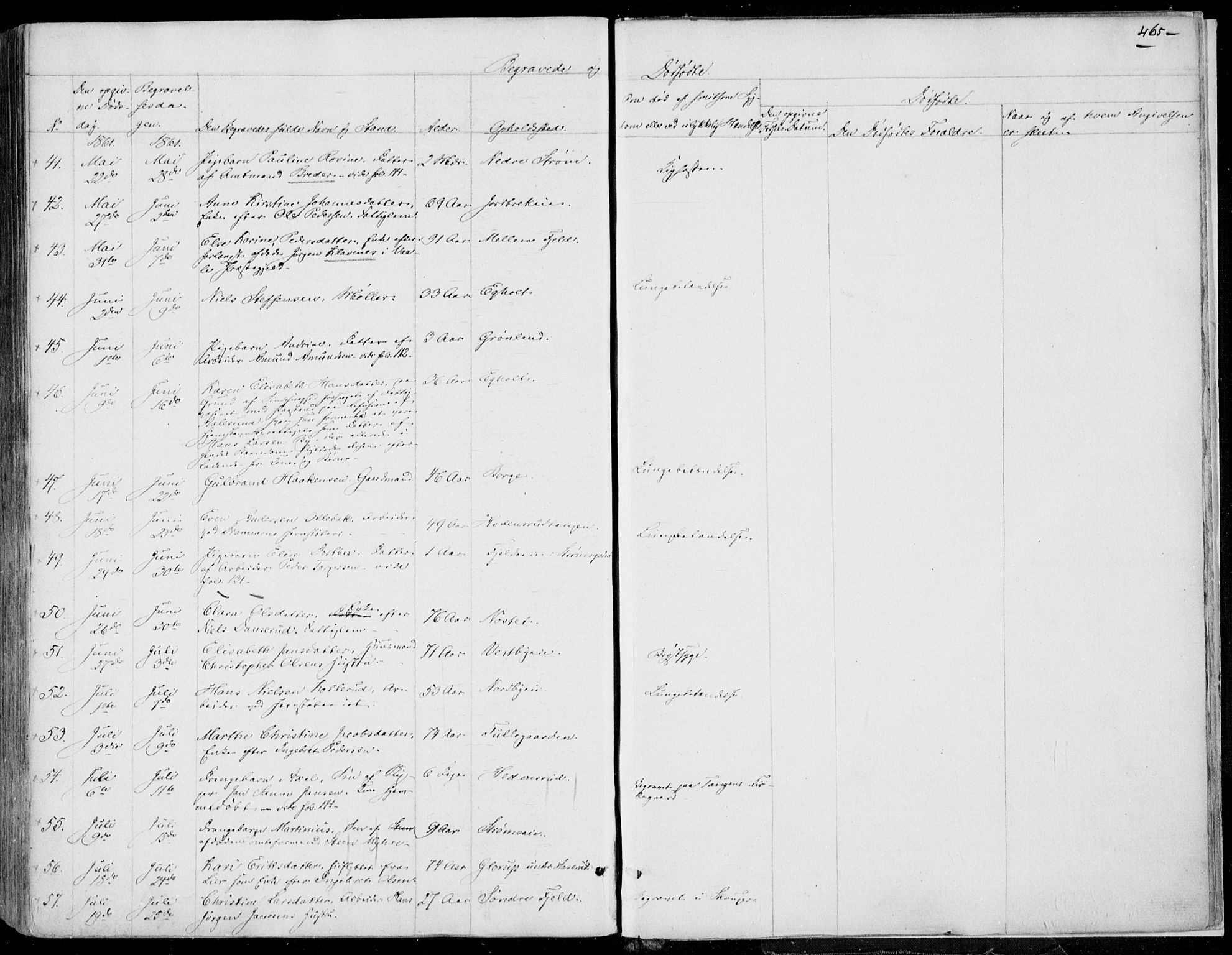 Skoger kirkebøker, AV/SAKO-A-59/F/Fa/L0003: Parish register (official) no. I 3, 1842-1861, p. 465