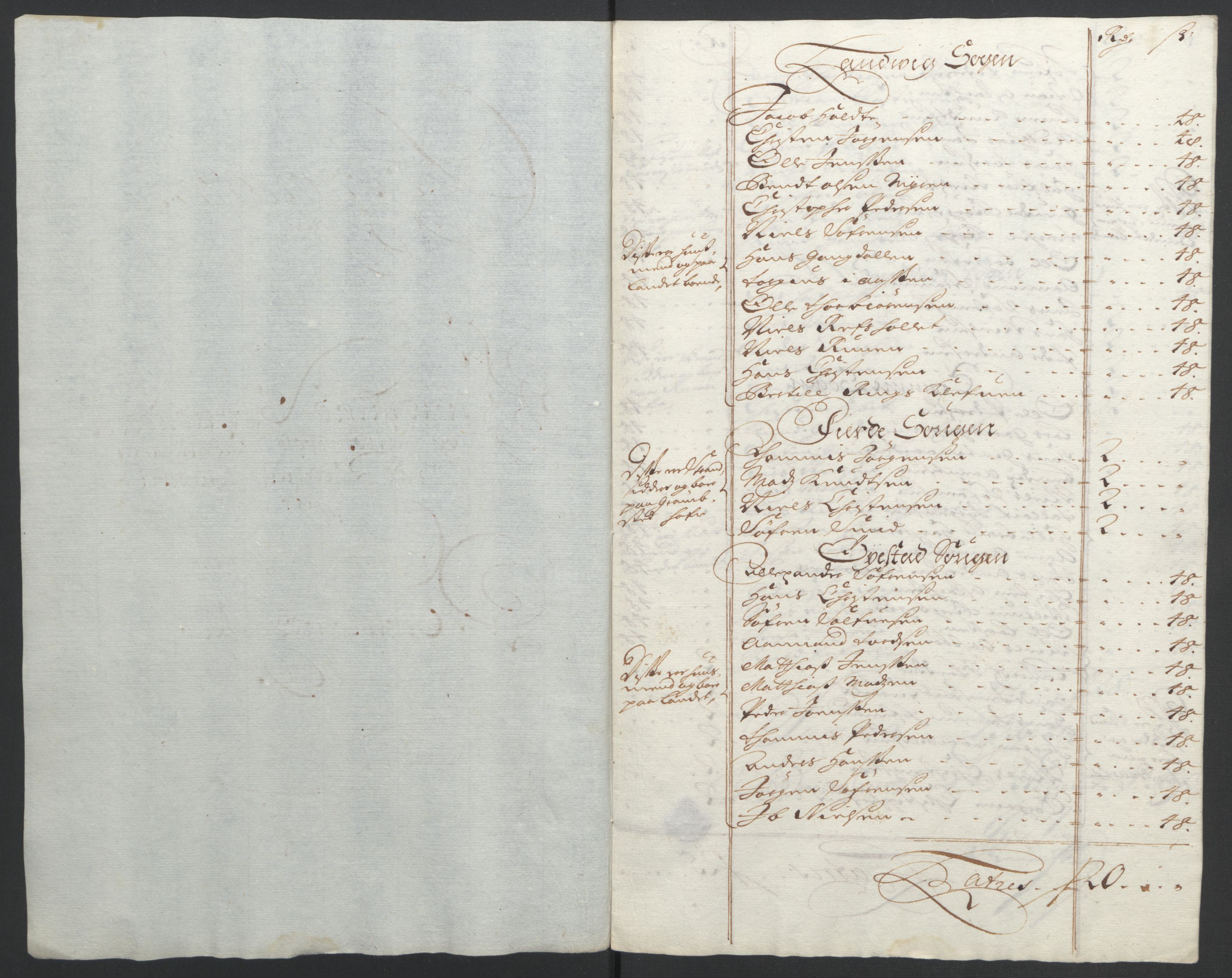 Rentekammeret inntil 1814, Reviderte regnskaper, Fogderegnskap, RA/EA-4092/R39/L2312: Fogderegnskap Nedenes, 1693-1695, p. 34