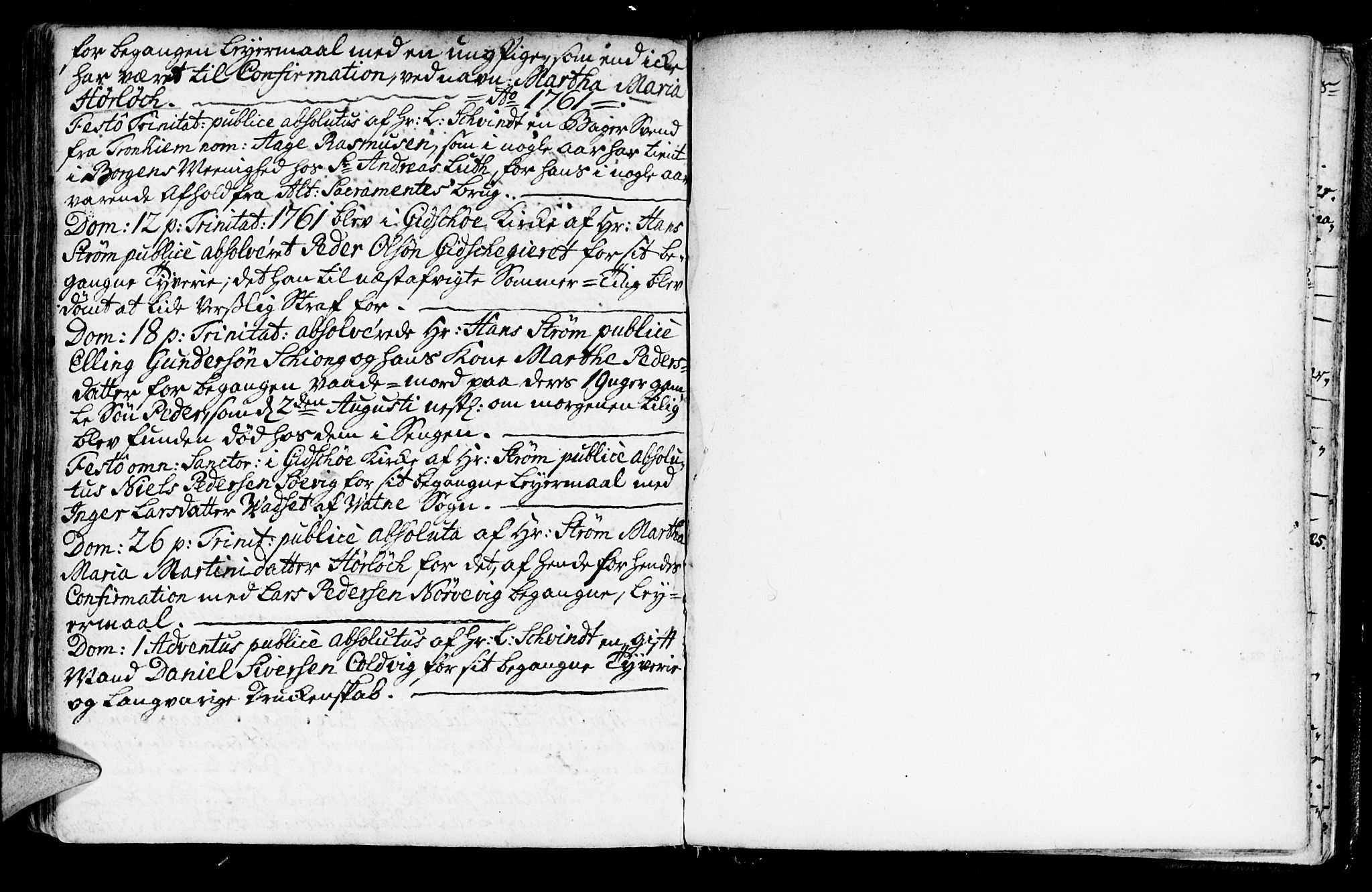 Ministerialprotokoller, klokkerbøker og fødselsregistre - Møre og Romsdal, AV/SAT-A-1454/528/L0391: Parish register (official) no. 528A02, 1739-1761