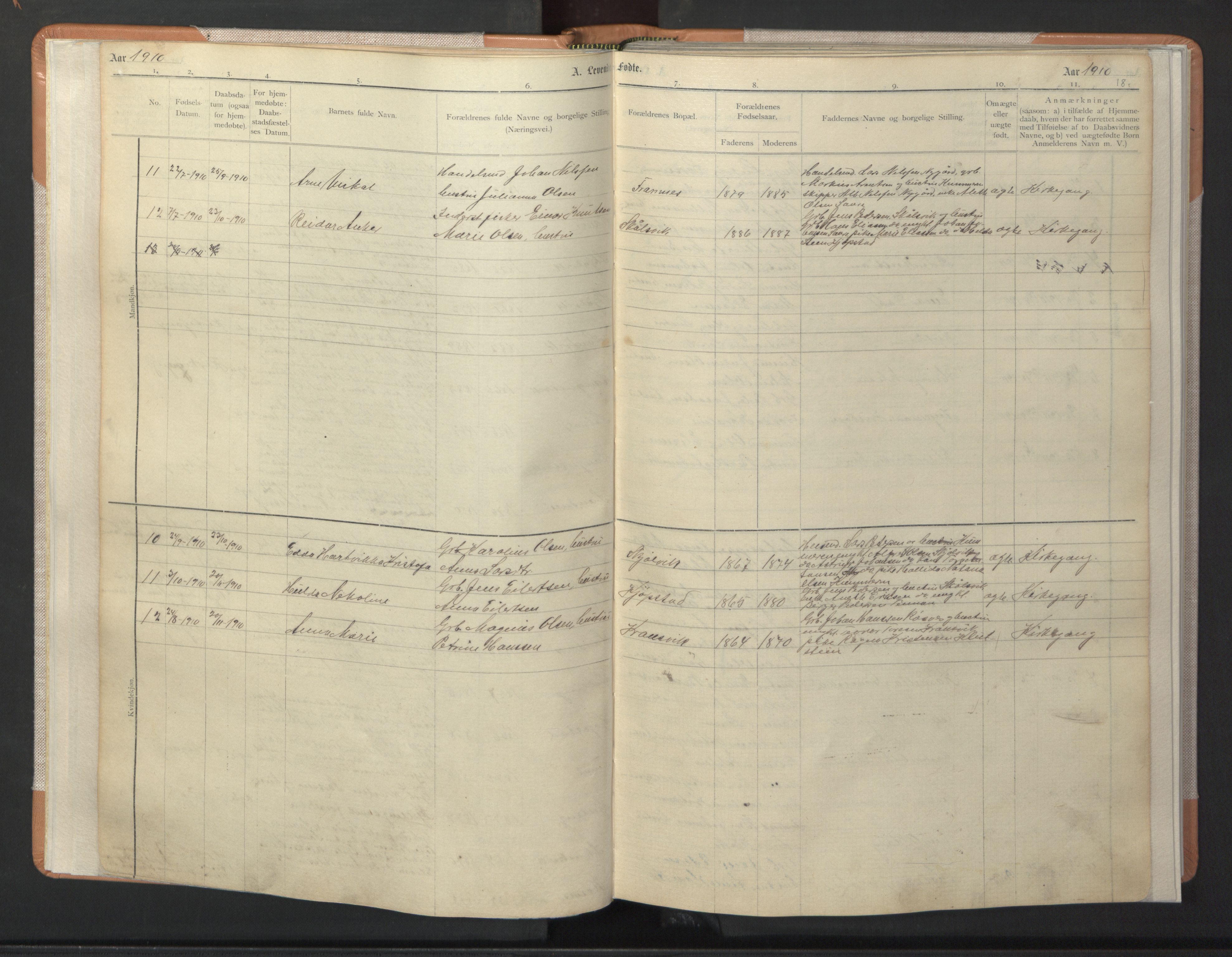 Ministerialprotokoller, klokkerbøker og fødselsregistre - Nordland, SAT/A-1459/806/L0117: Parish register (copy) no. 806C01, 1905-1957, p. 18