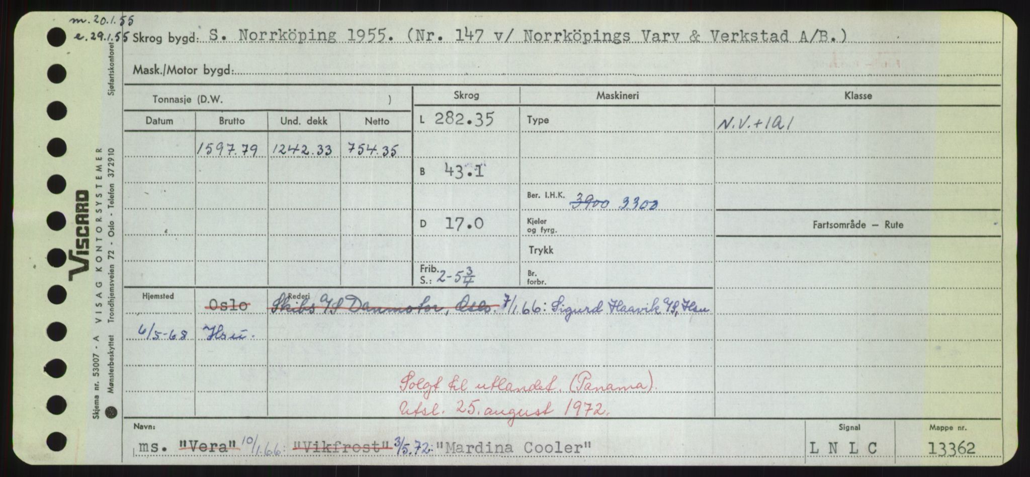 Sjøfartsdirektoratet med forløpere, Skipsmålingen, RA/S-1627/H/Hd/L0024: Fartøy, M-Mim, p. 195