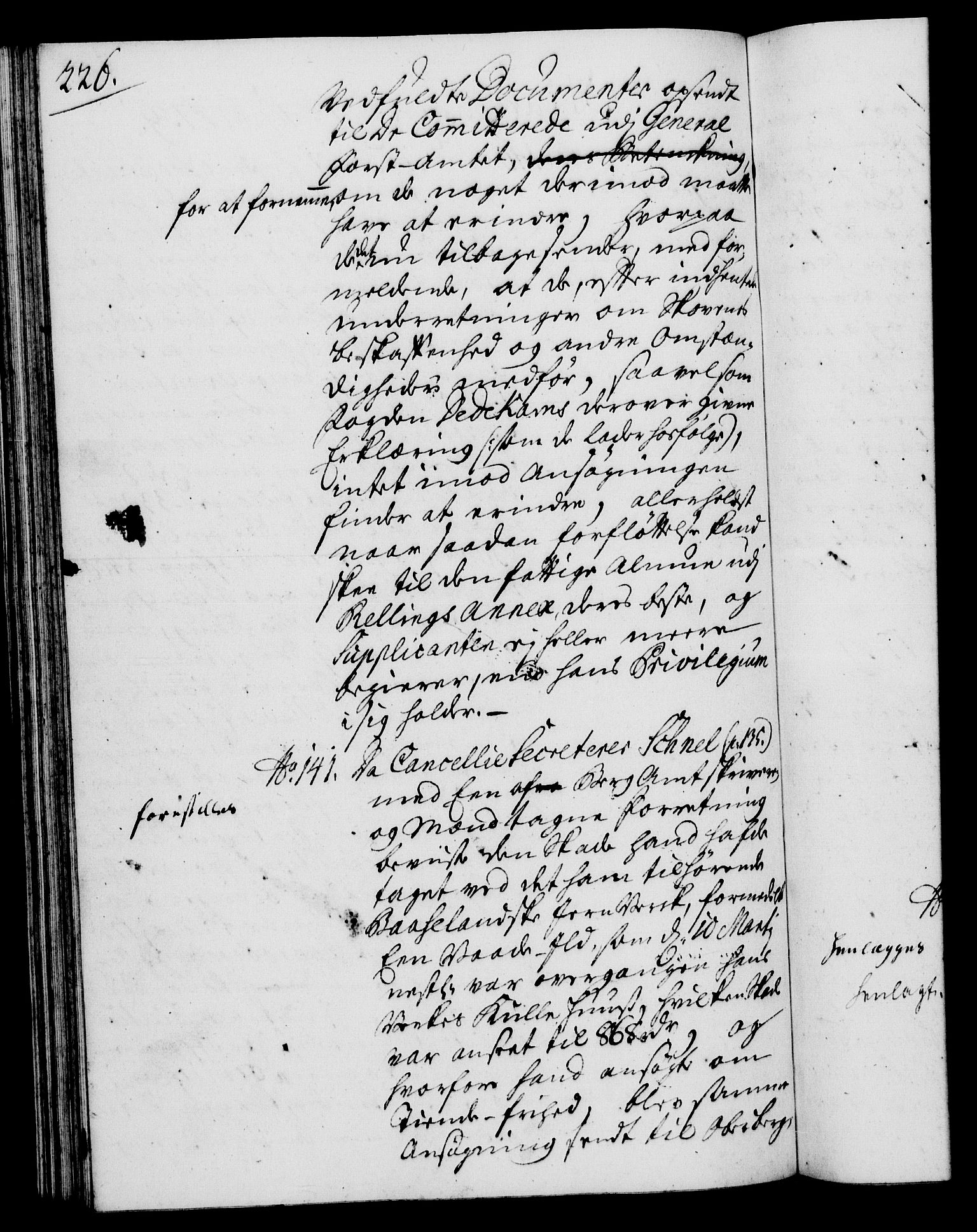 Rentekammeret, Kammerkanselliet, RA/EA-3111/G/Gh/Gha/L0021: Norsk ekstraktmemorialprotokoll (merket RK 53.66), 1739, p. 226
