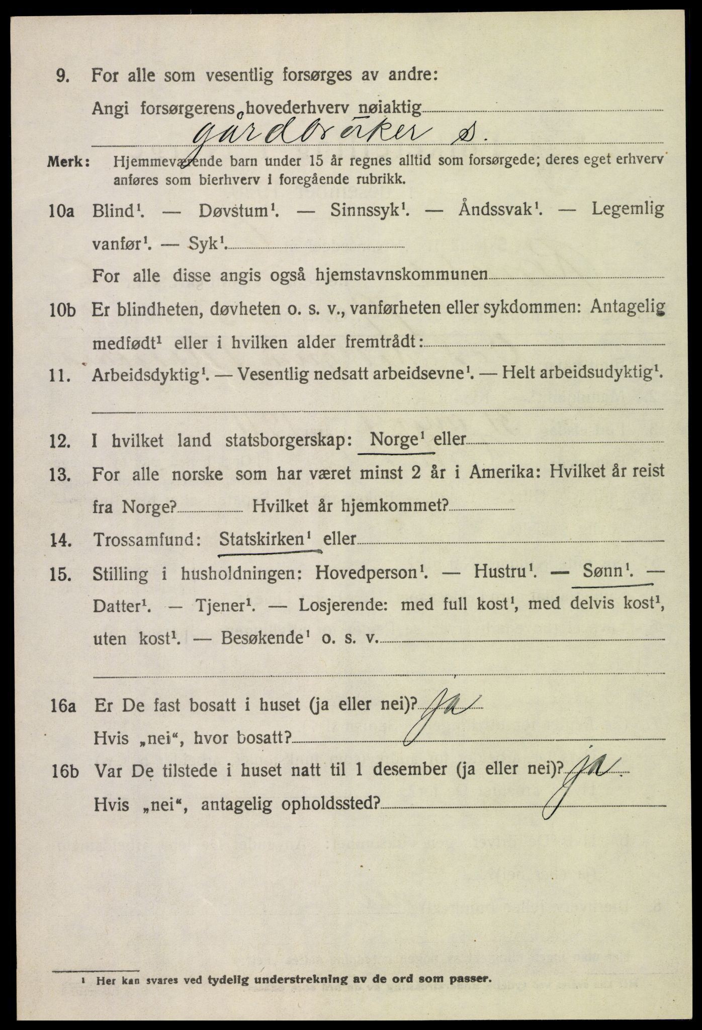 SAH, 1920 census for Romedal, 1920, p. 7756