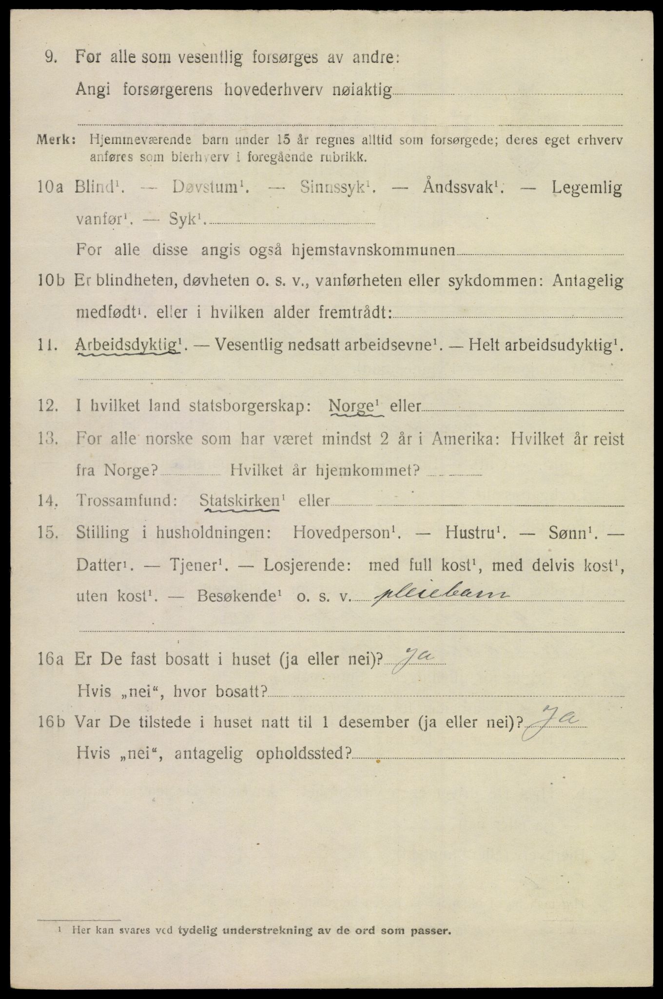 SAKO, 1920 census for Brunlanes, 1920, p. 7876