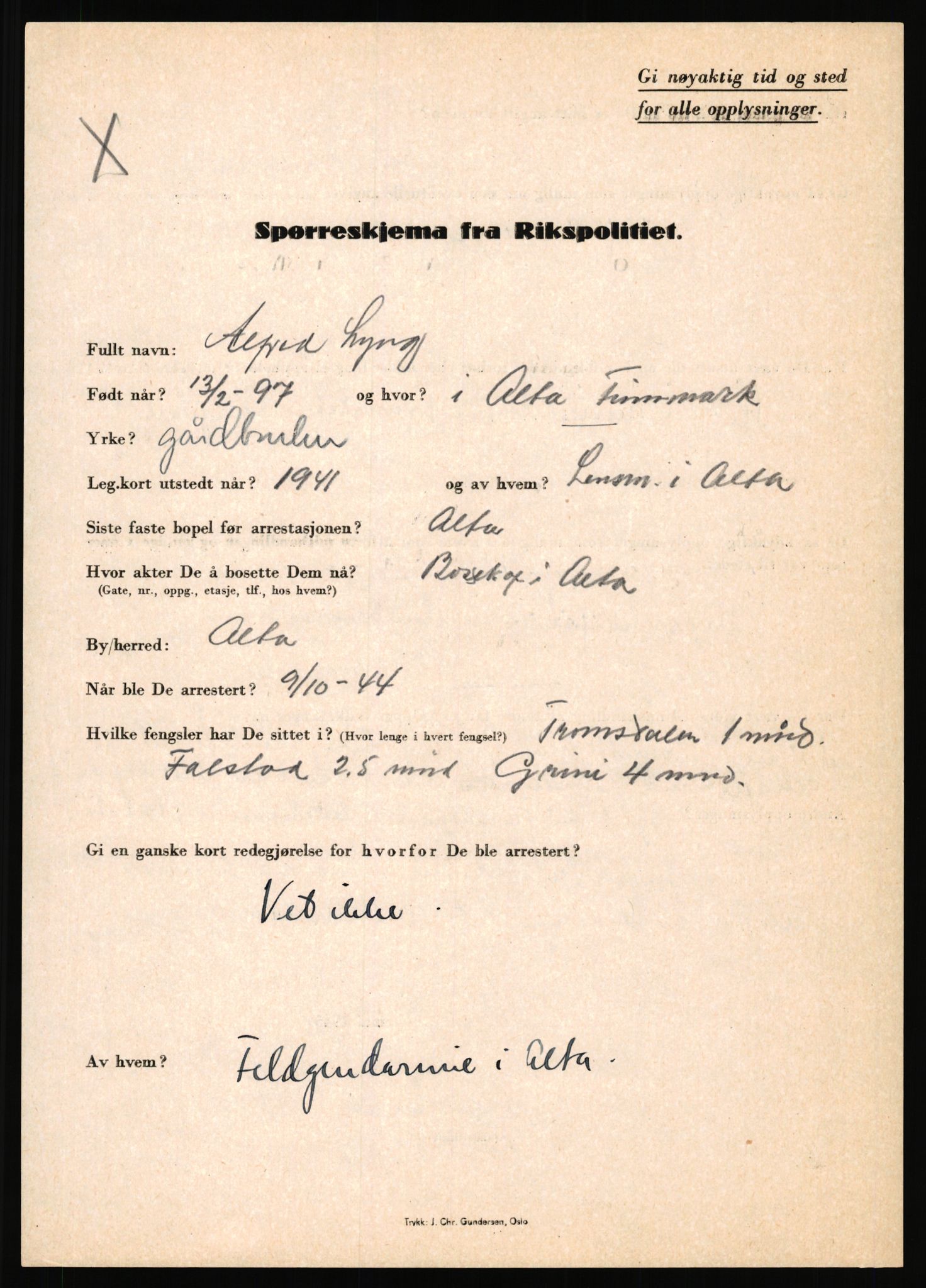 Rikspolitisjefen, AV/RA-S-1560/L/L0011: Lucassen, Oscar Fredrik - Moen, Olav, 1940-1945, p. 193